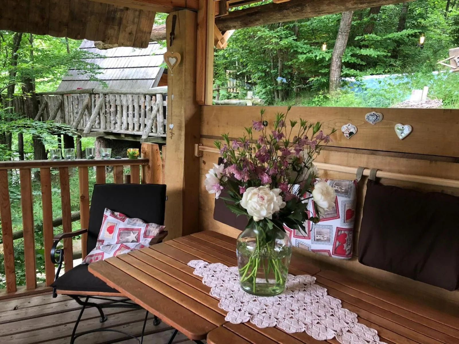 Dining area in Glamping Savinja