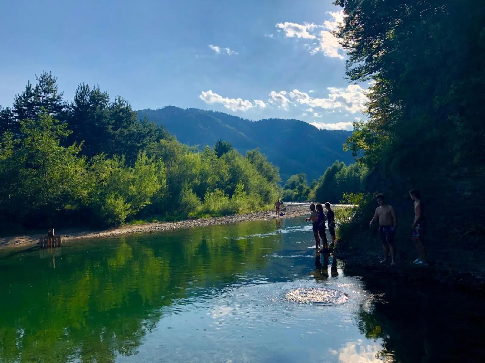 River view in Glamping Savinja