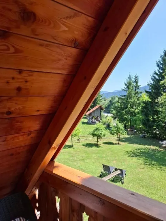 Garden view in Glamping Savinja