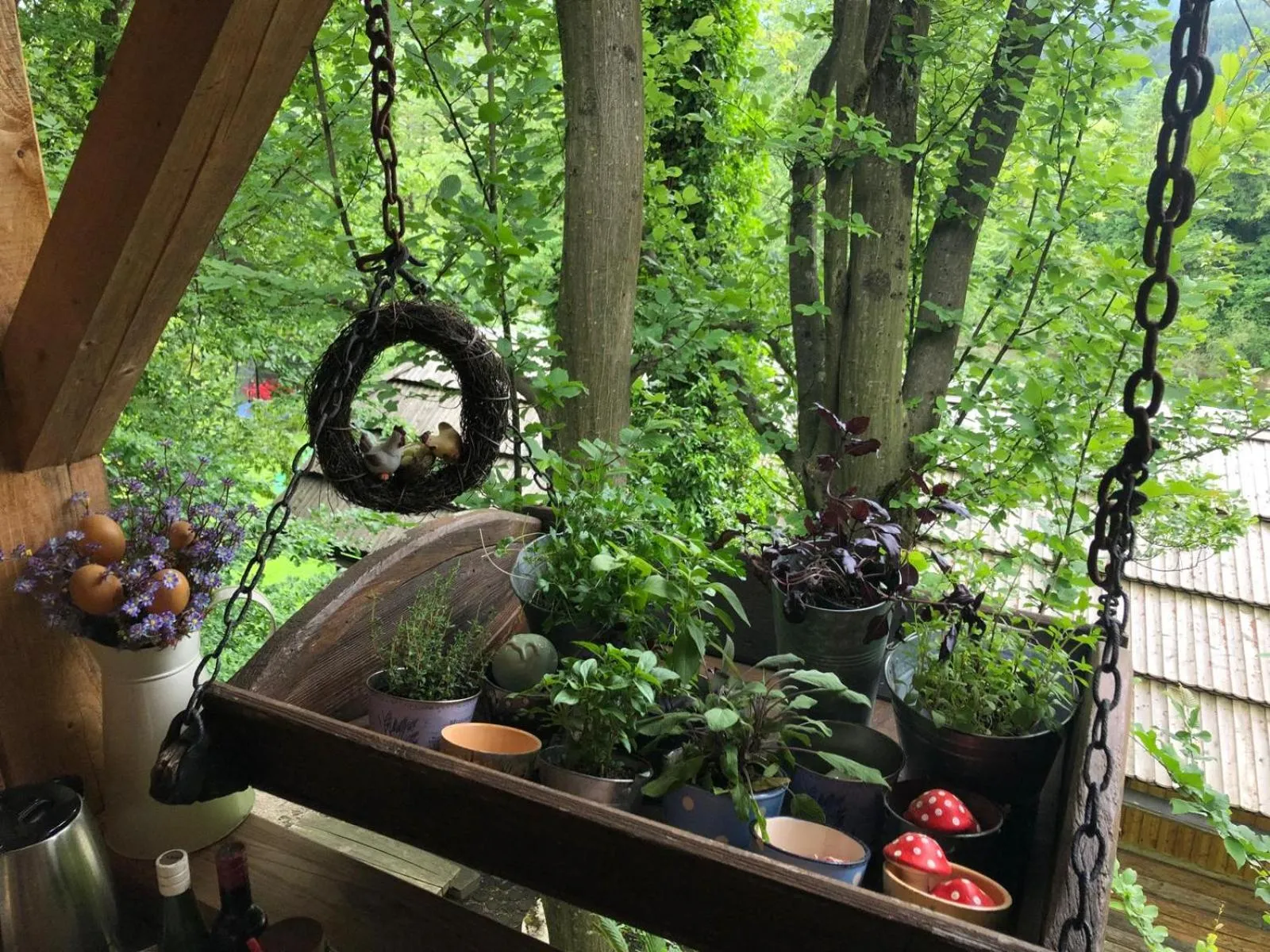 Dining area in Glamping Savinja