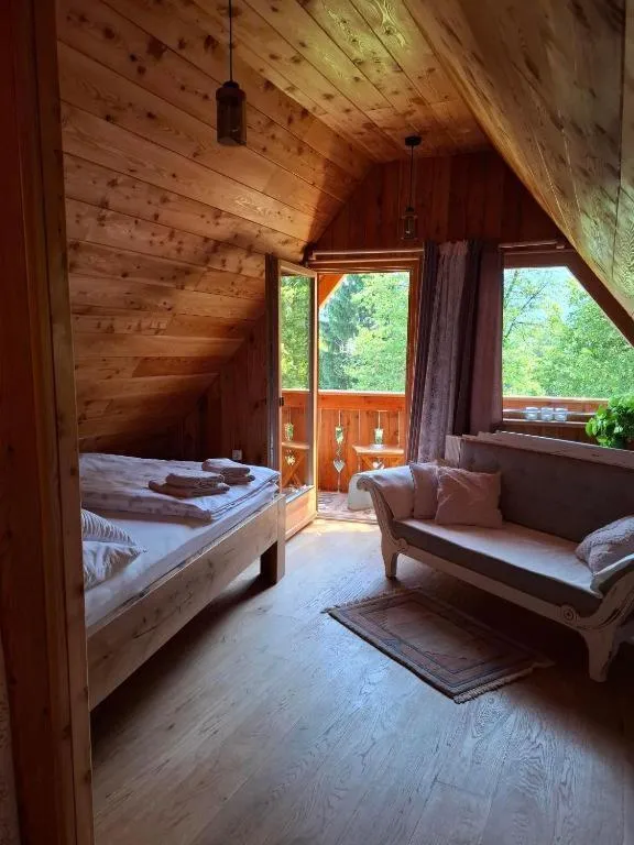 Bed in Glamping Savinja