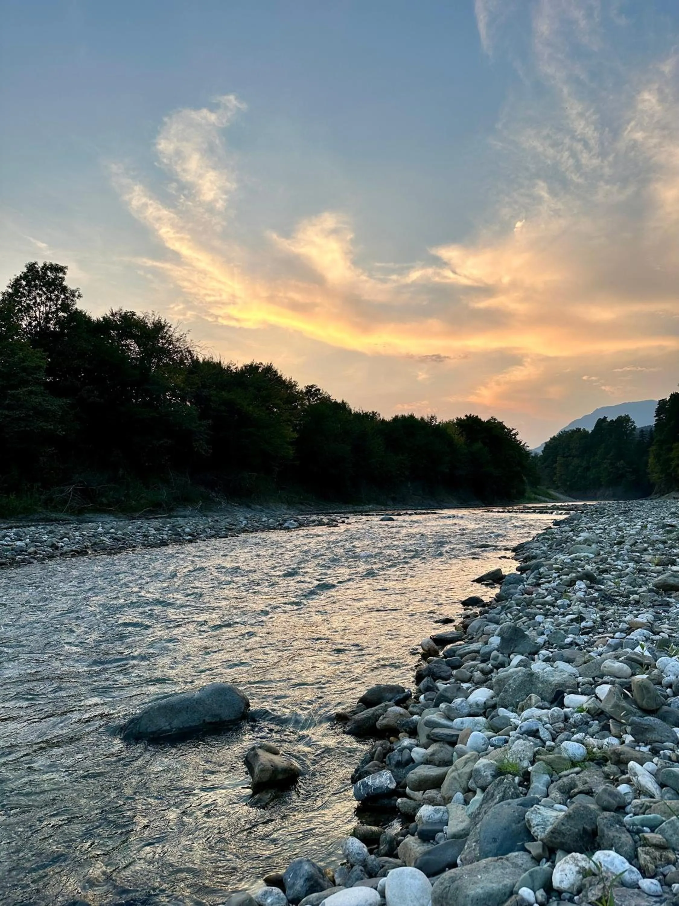 River view in Glamping Savinja