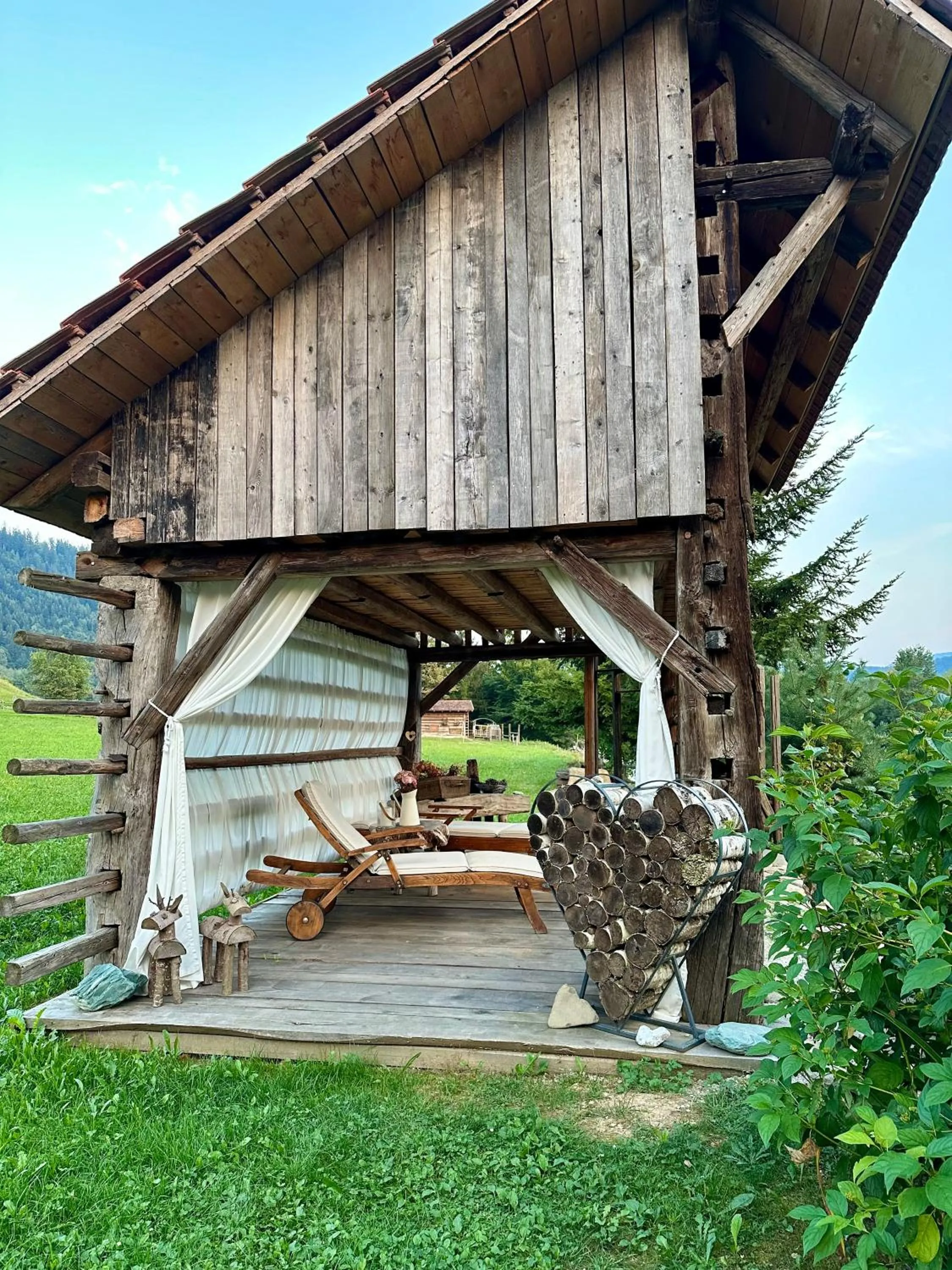 Patio in Glamping Savinja
