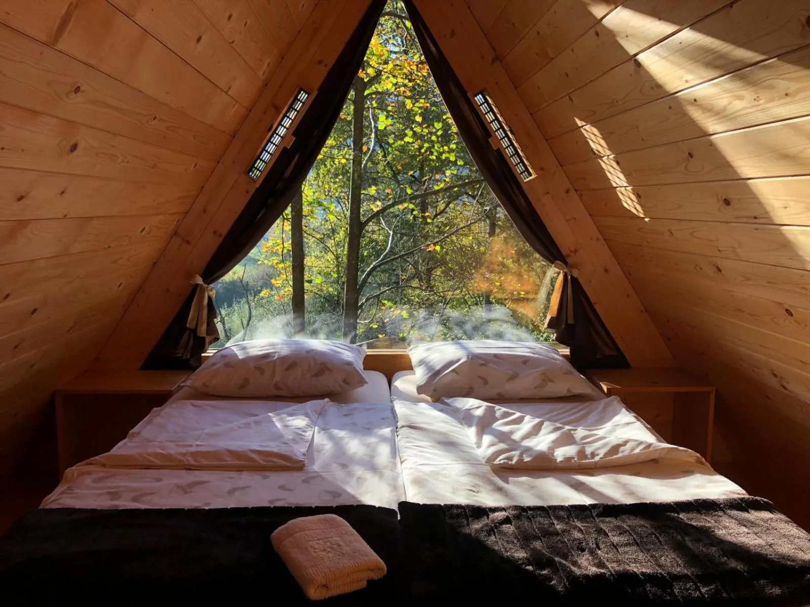 Bed in Glamping Savinja
