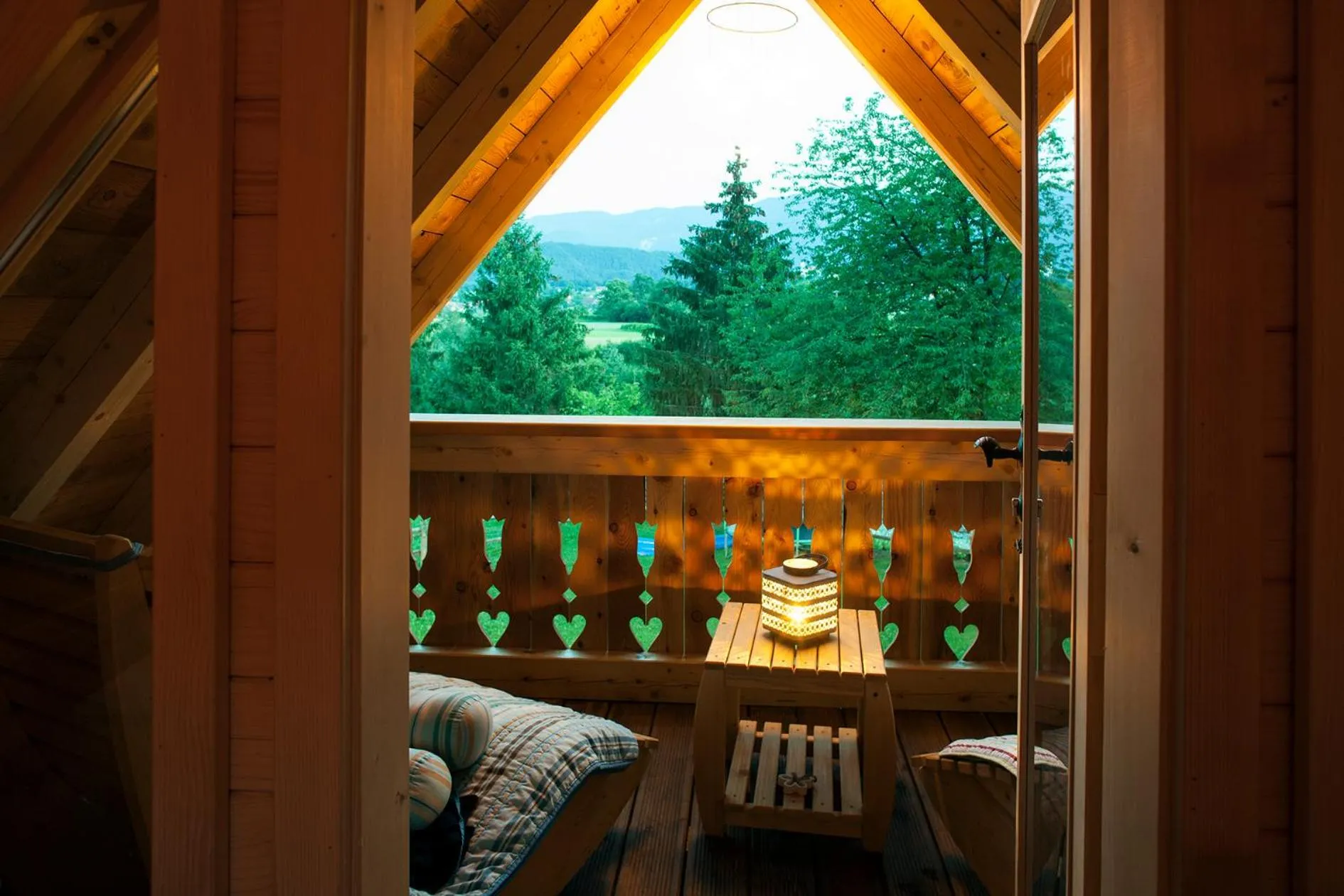 River view in Glamping Savinja