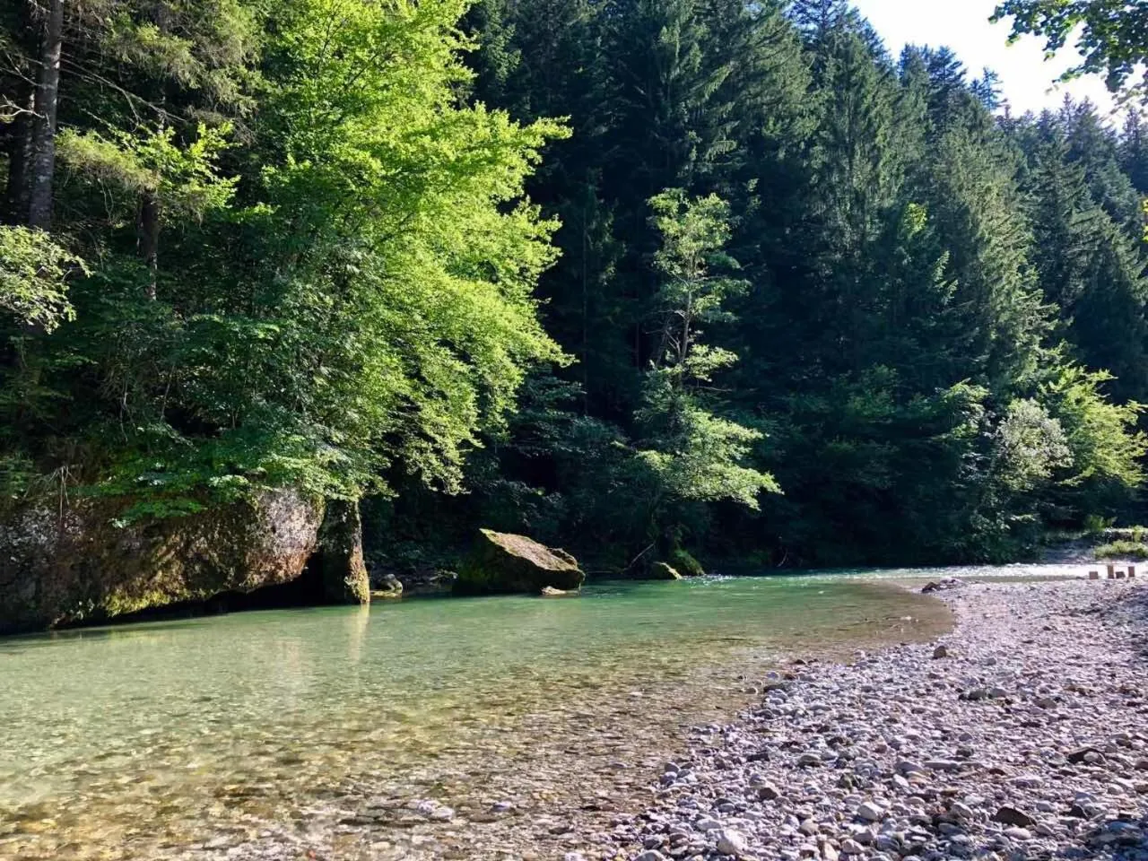 River view in Glamping Savinja