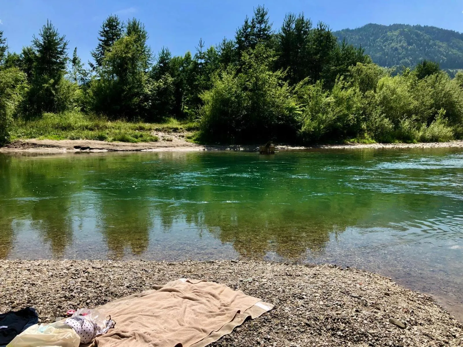 River view in Glamping Savinja