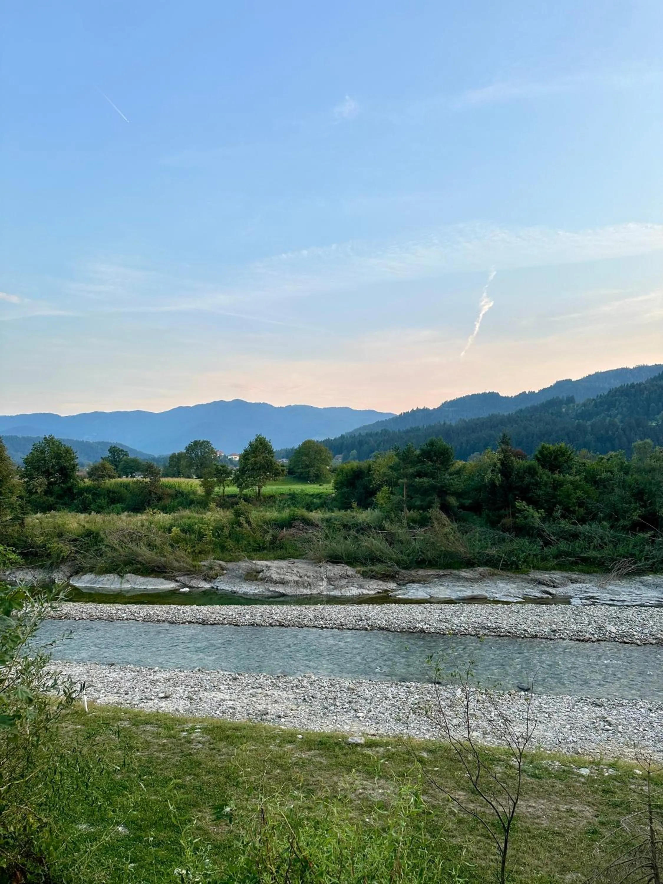River view in Glamping Savinja