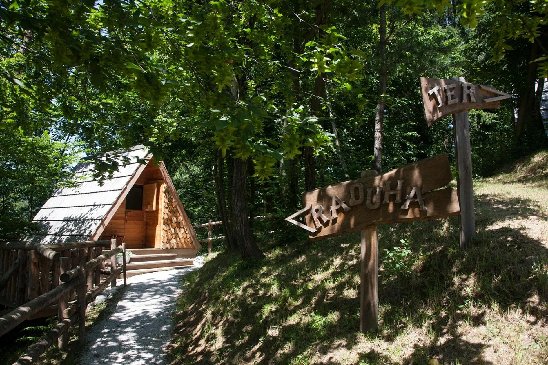 River view in Glamping Savinja