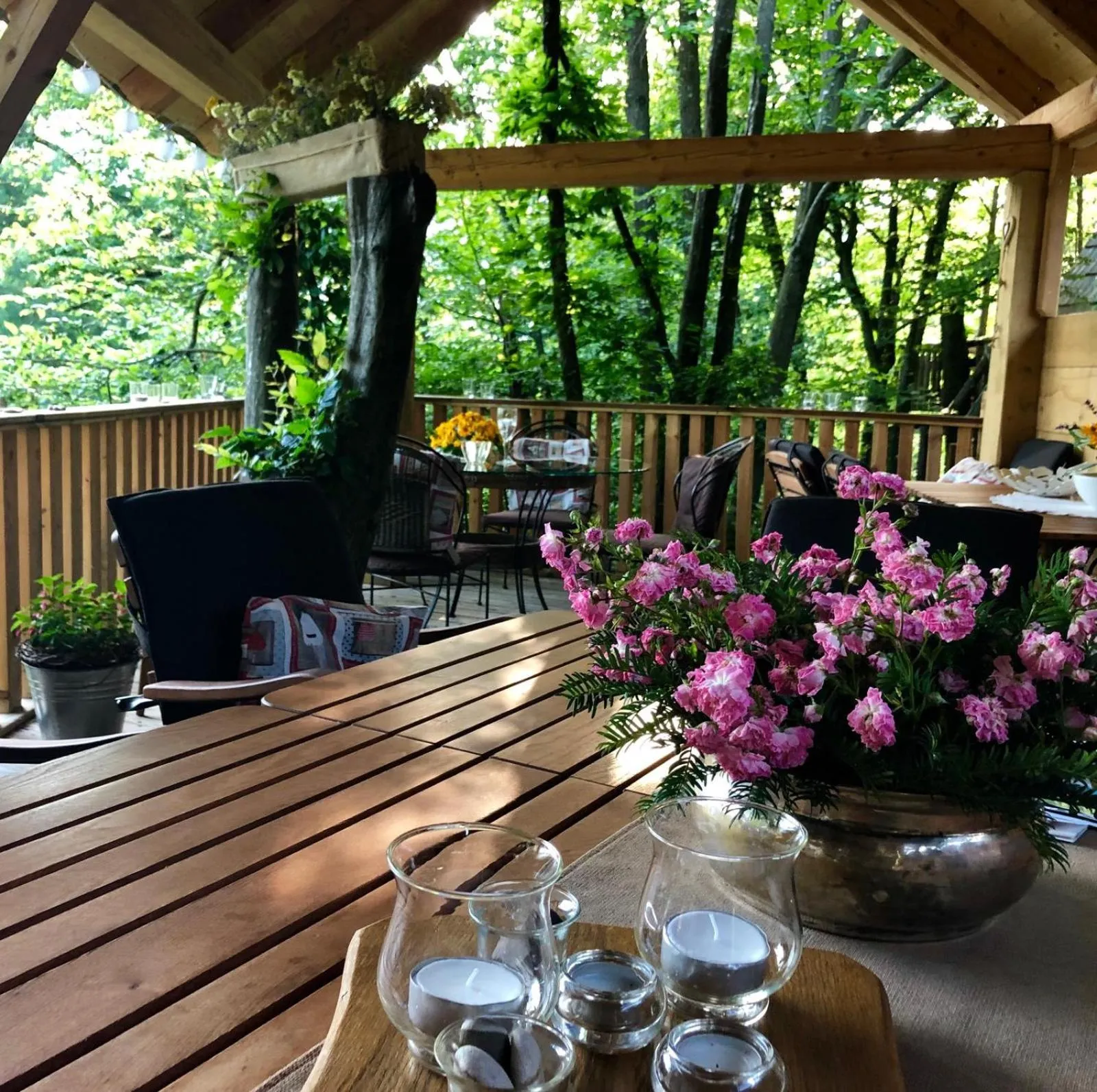 Dining area in Glamping Savinja