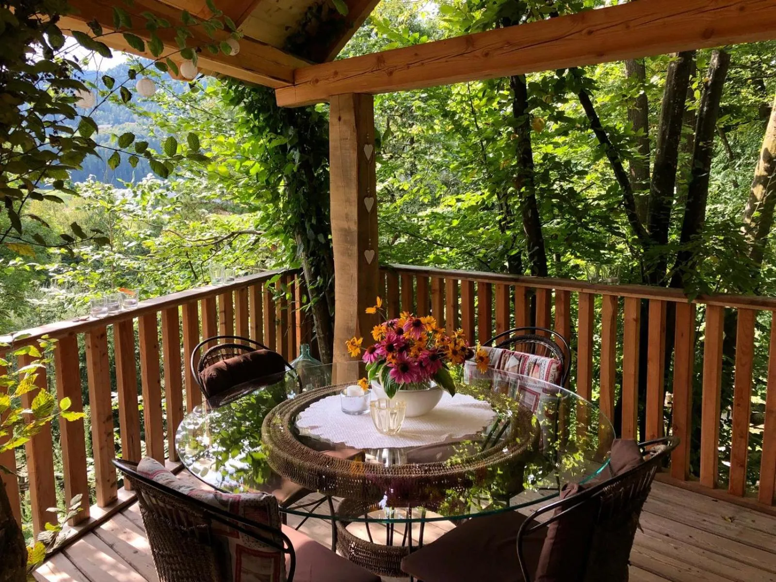Dining area in Glamping Savinja