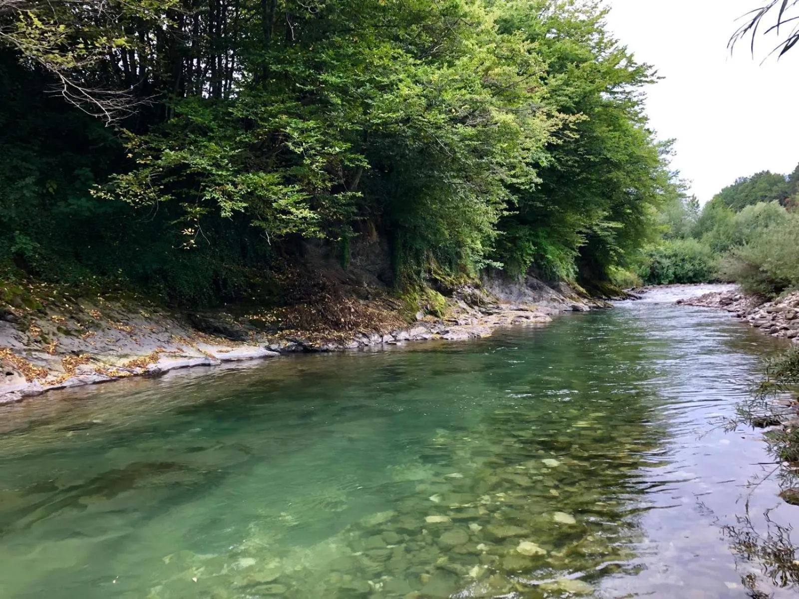 River view in Glamping Savinja