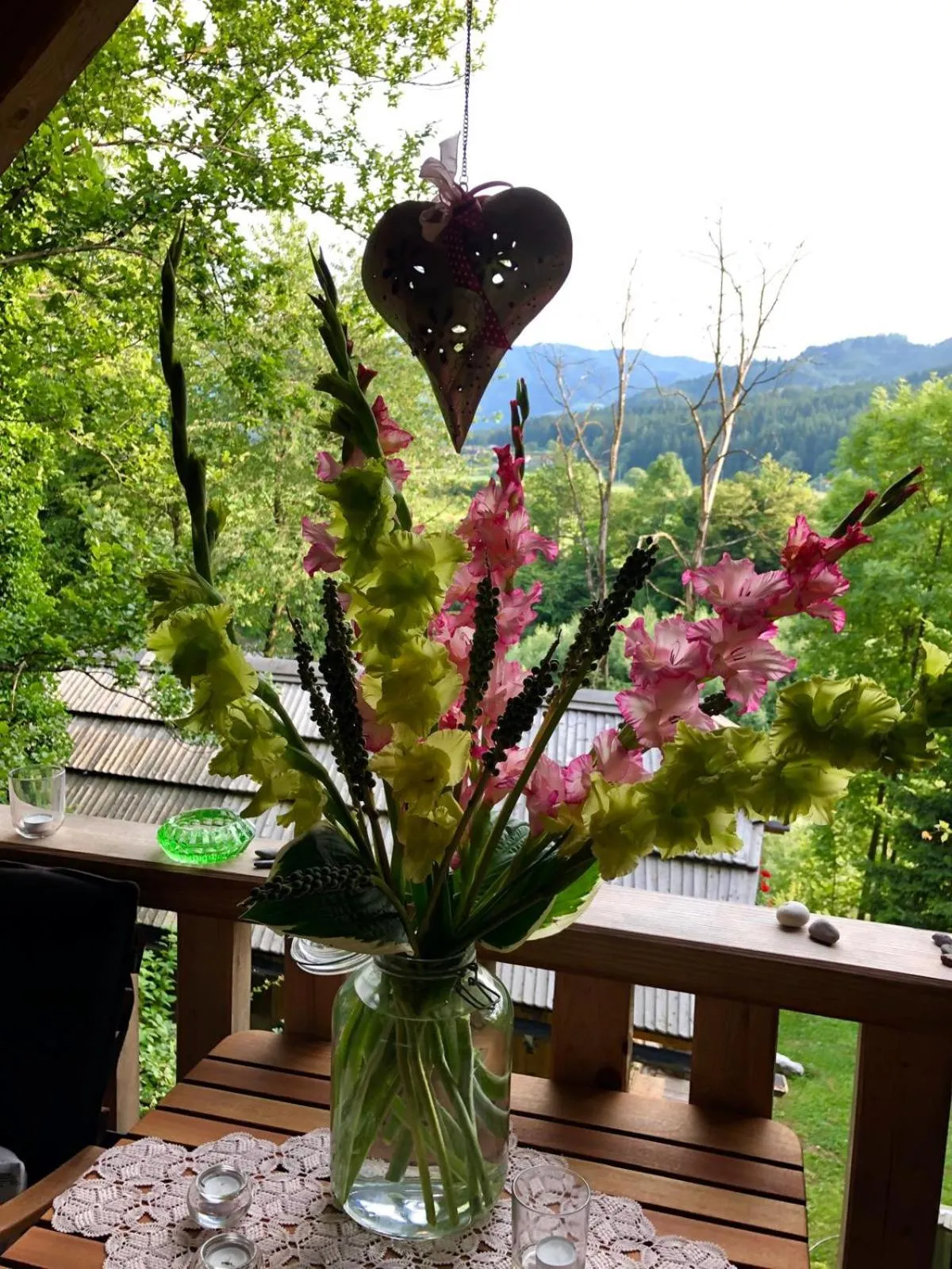 Mountain view in Glamping Savinja