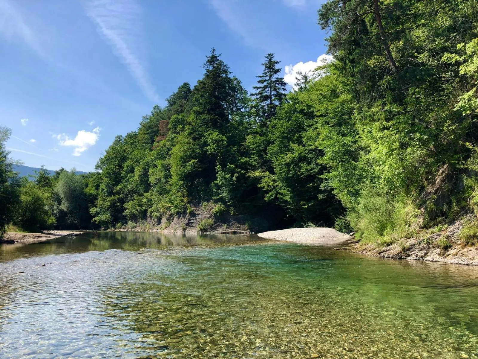 River view in Glamping Savinja