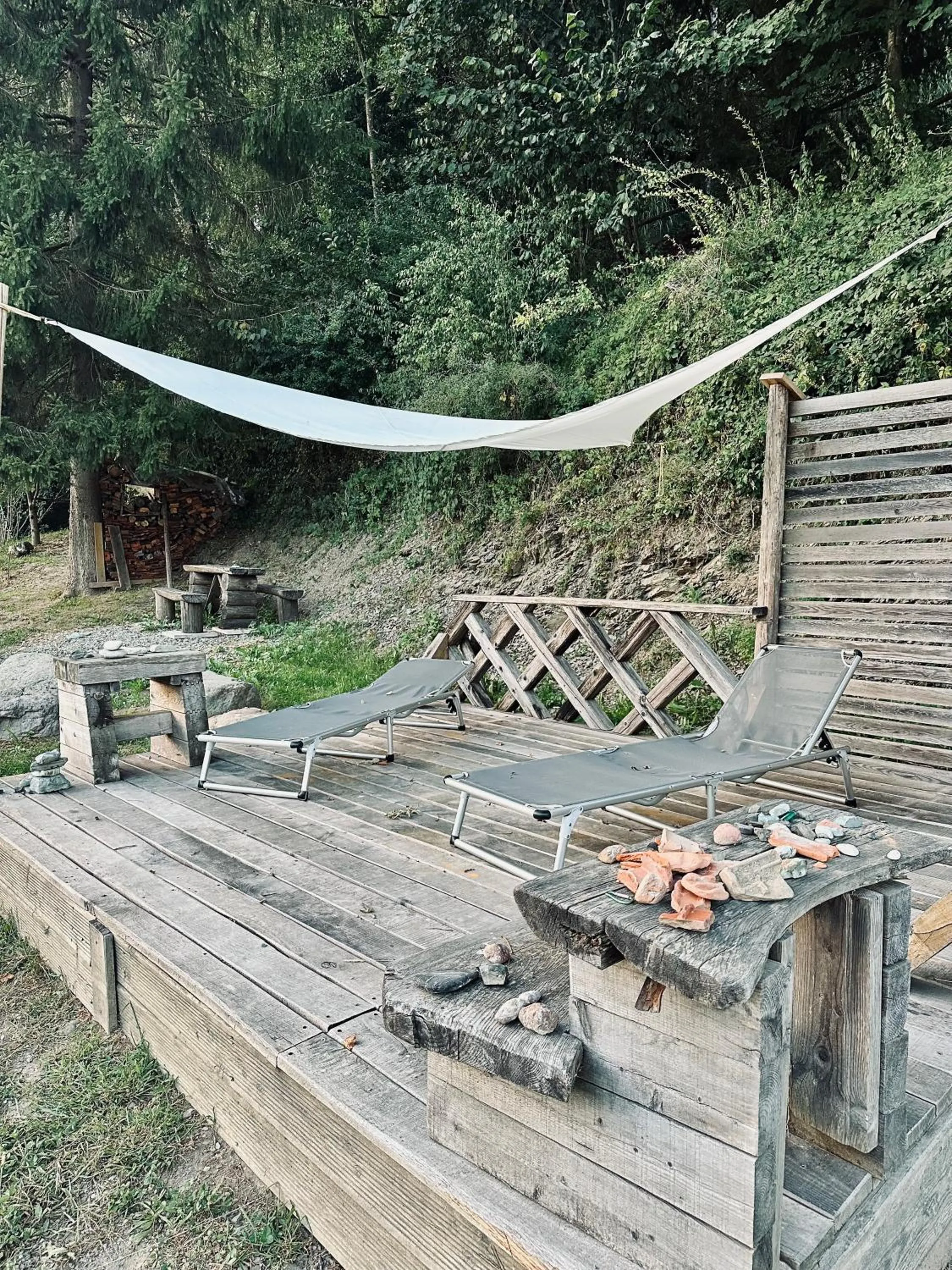 Patio in Glamping Savinja