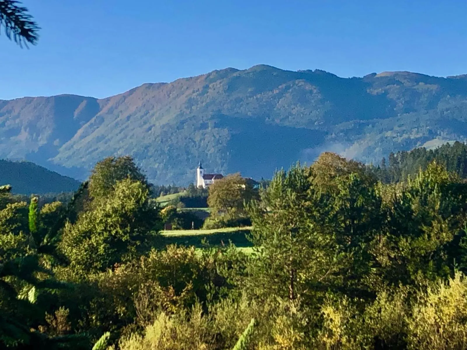Mountain view in Glamping Savinja