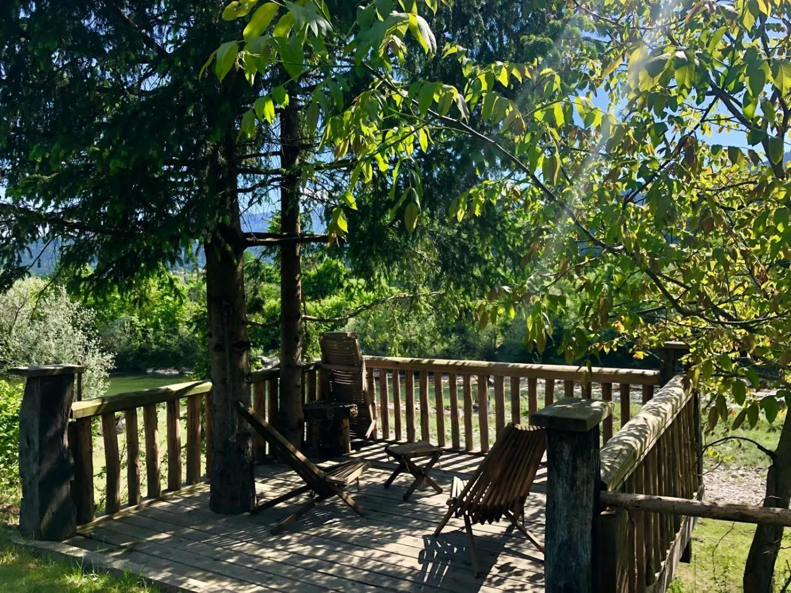 Patio in Glamping Savinja