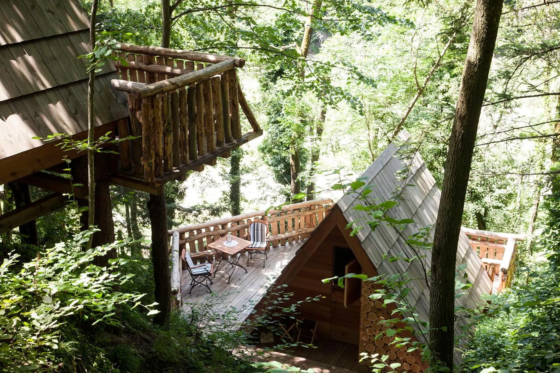 Bird's eye view in Glamping Savinja