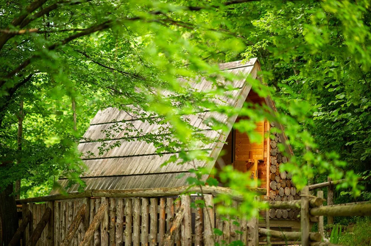 Natural landscape in Glamping Savinja