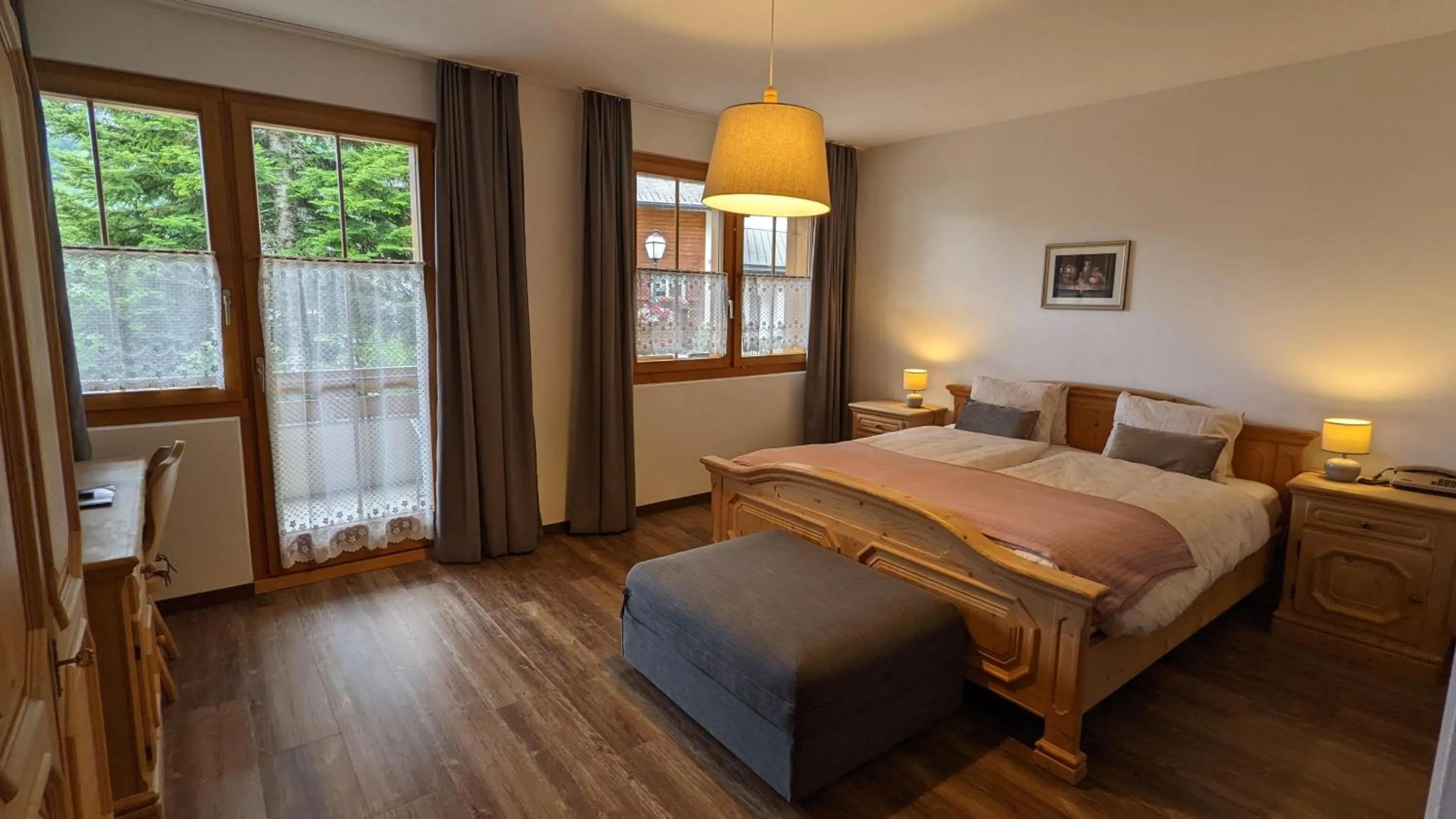 Bed in Hotel Beau-Séjour