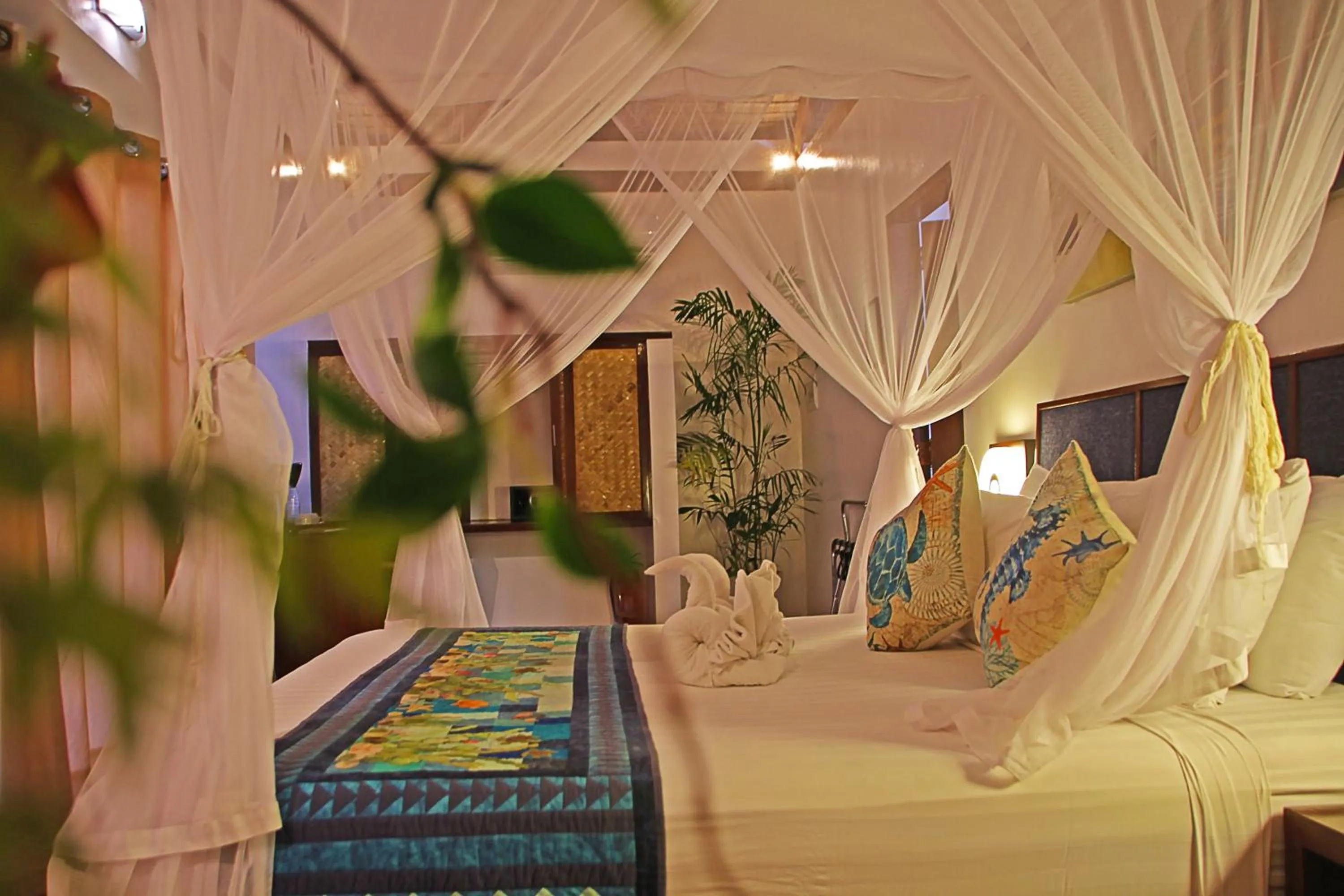 Bed in Last Frontier Beach Resort - Adults Only