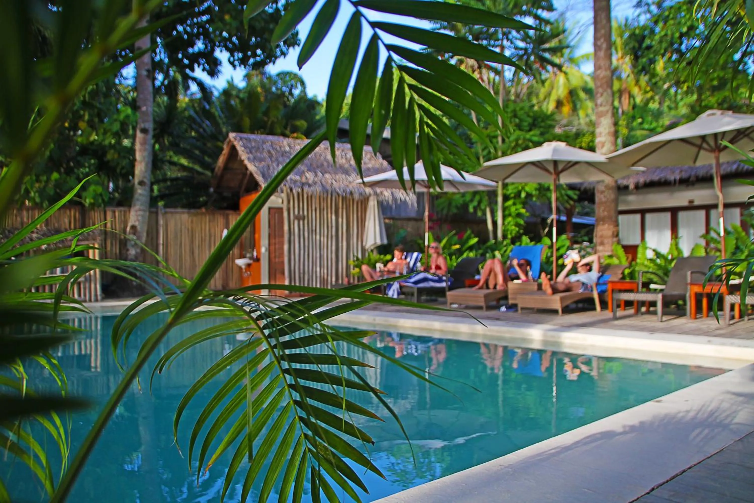 Swimming pool in Last Frontier Beach Resort - Adults Only
