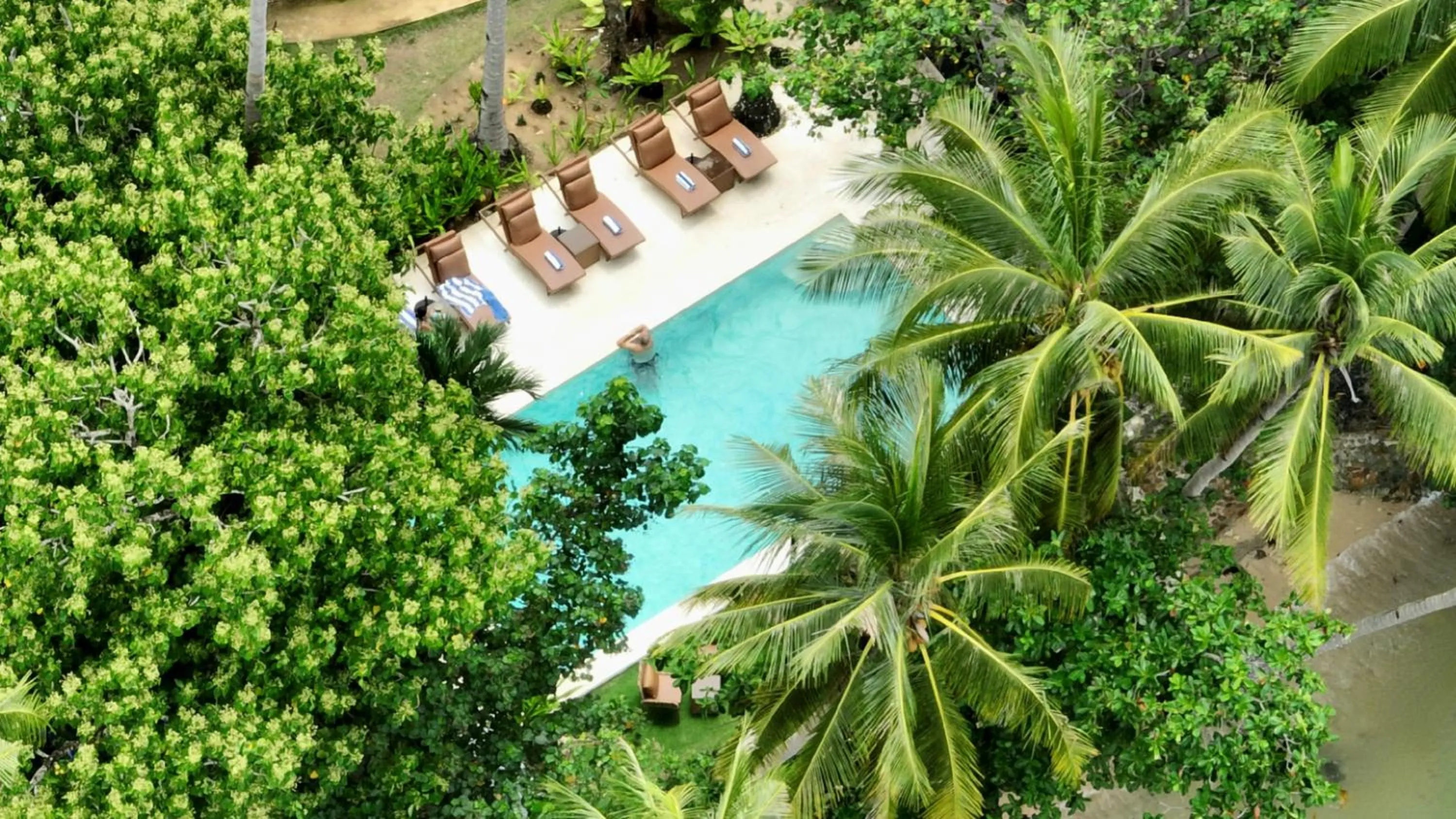 Swimming pool in Last Frontier Beach Resort - Adults Only