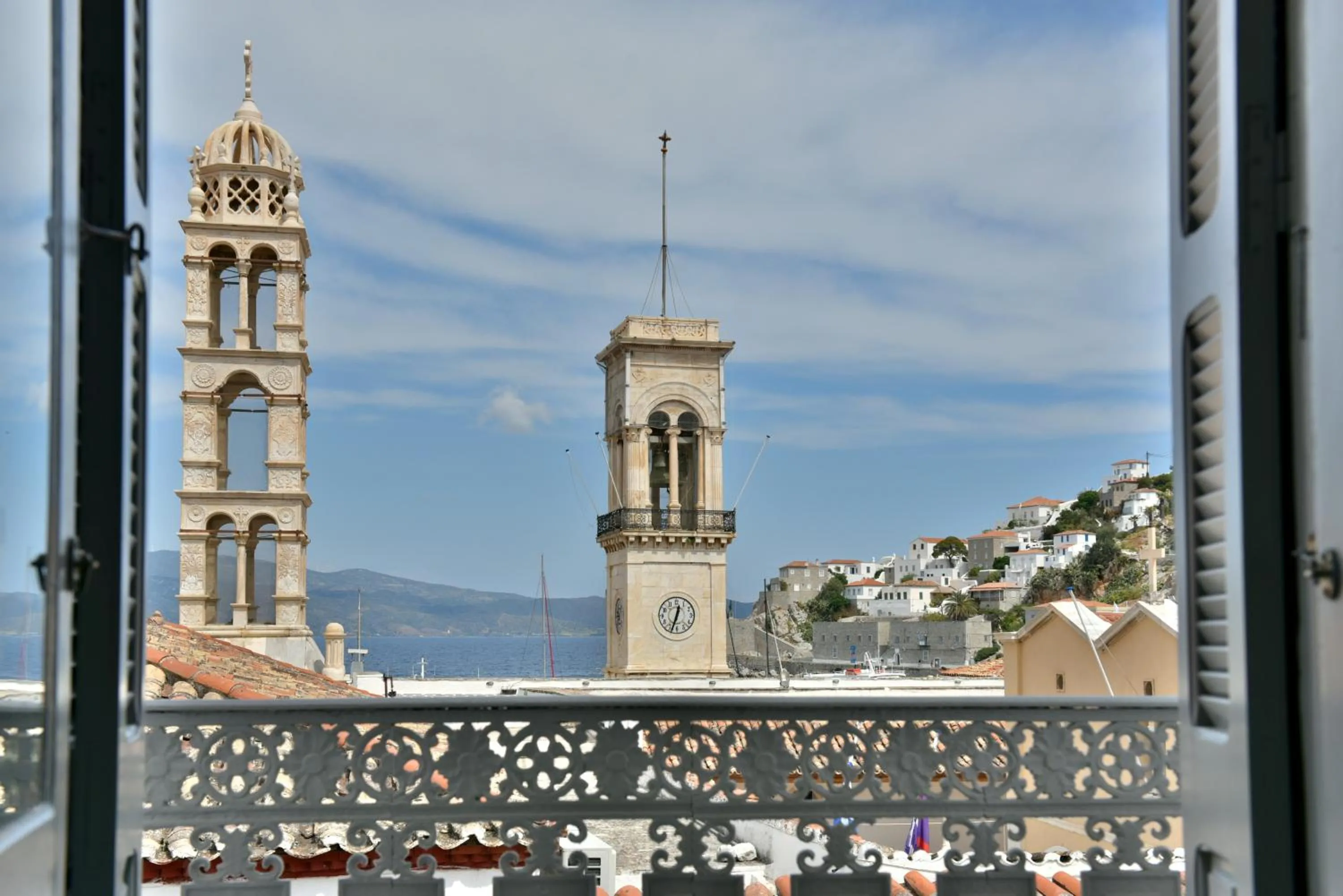 Landmark view in Douskos Guesthouse