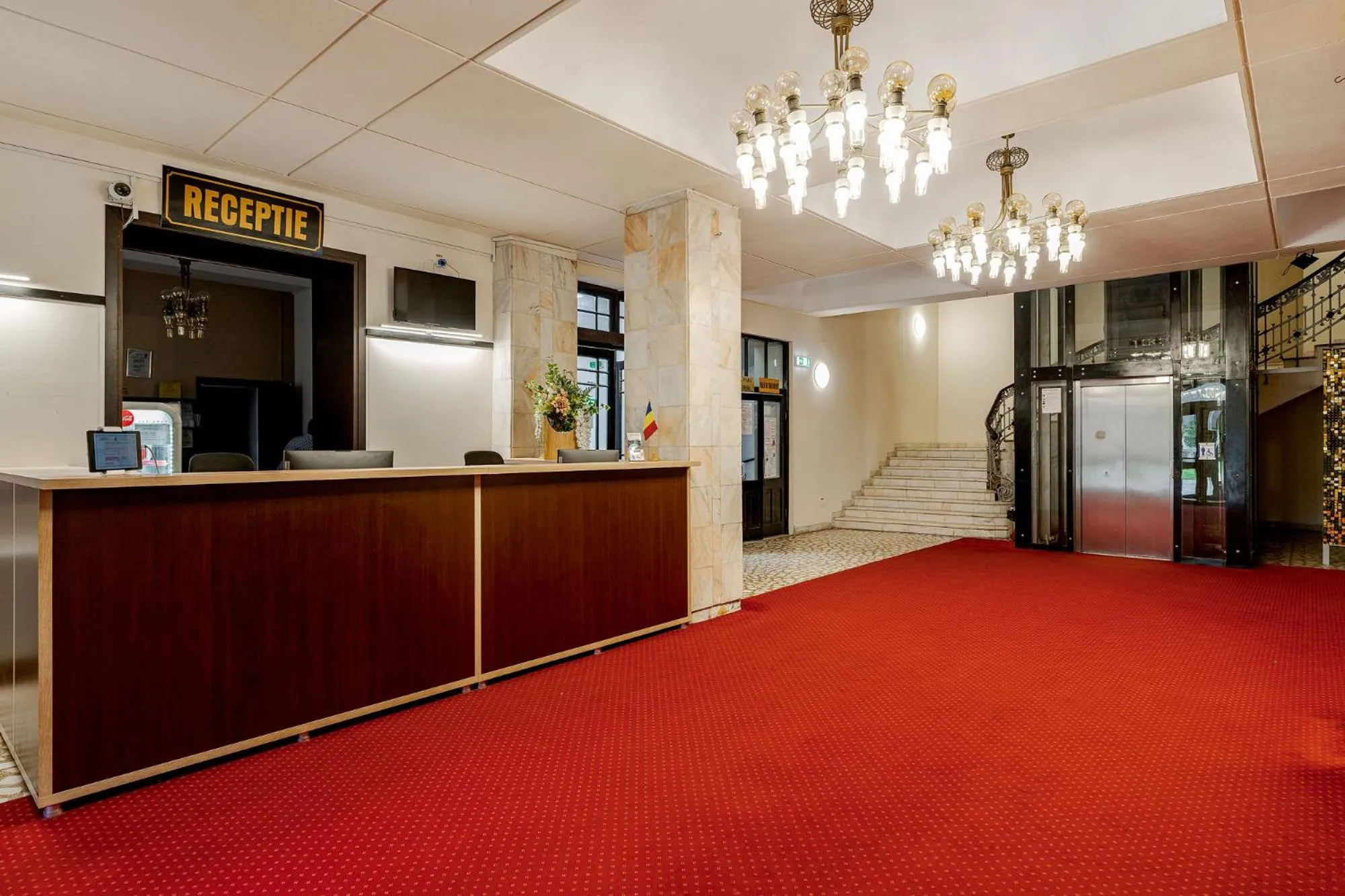 Lobby or reception in Hotel Central