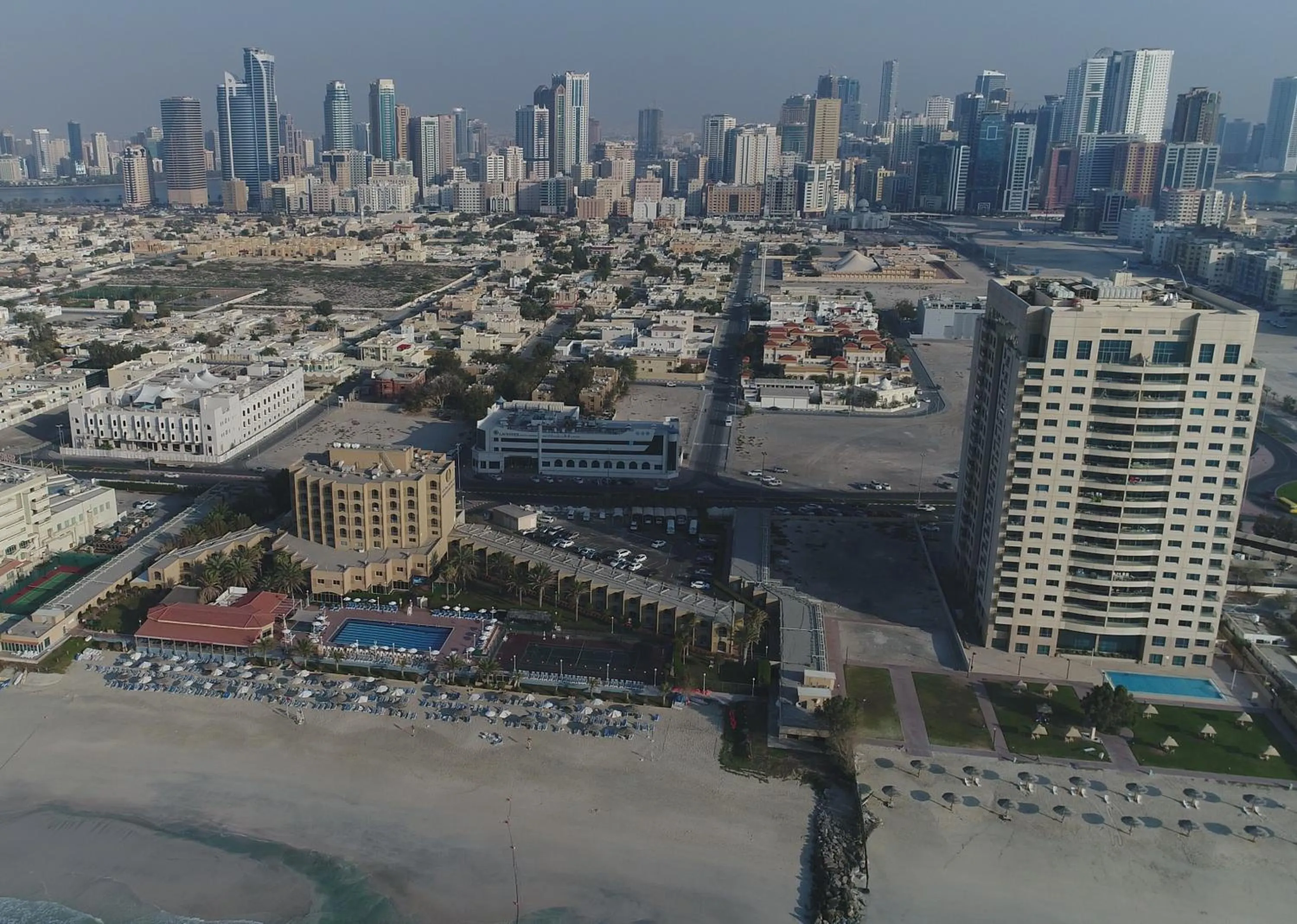 Bird's eye view in Sharjah Carlton Hotel