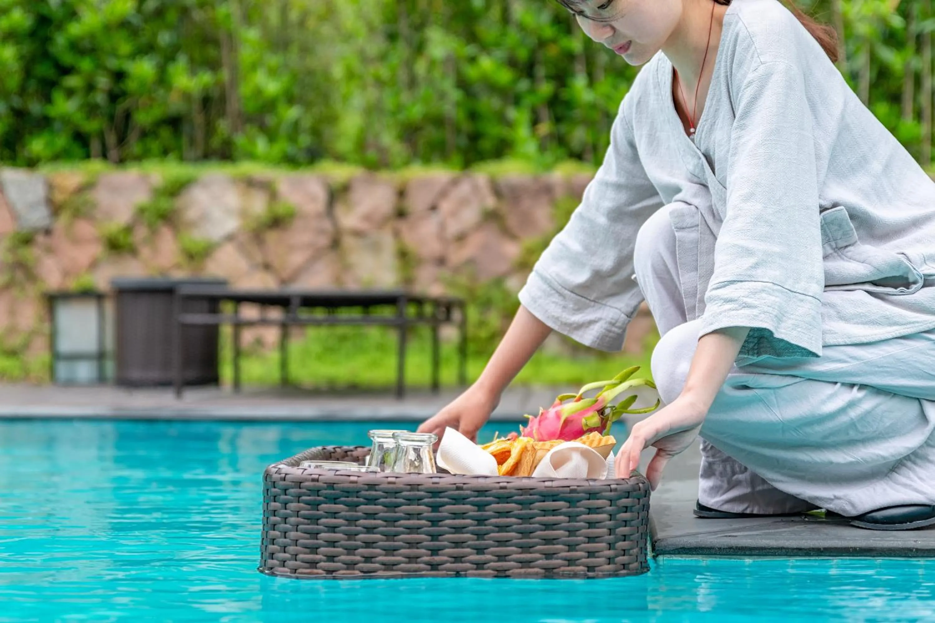 Swimming pool in Pusen Lanting Shaoxing