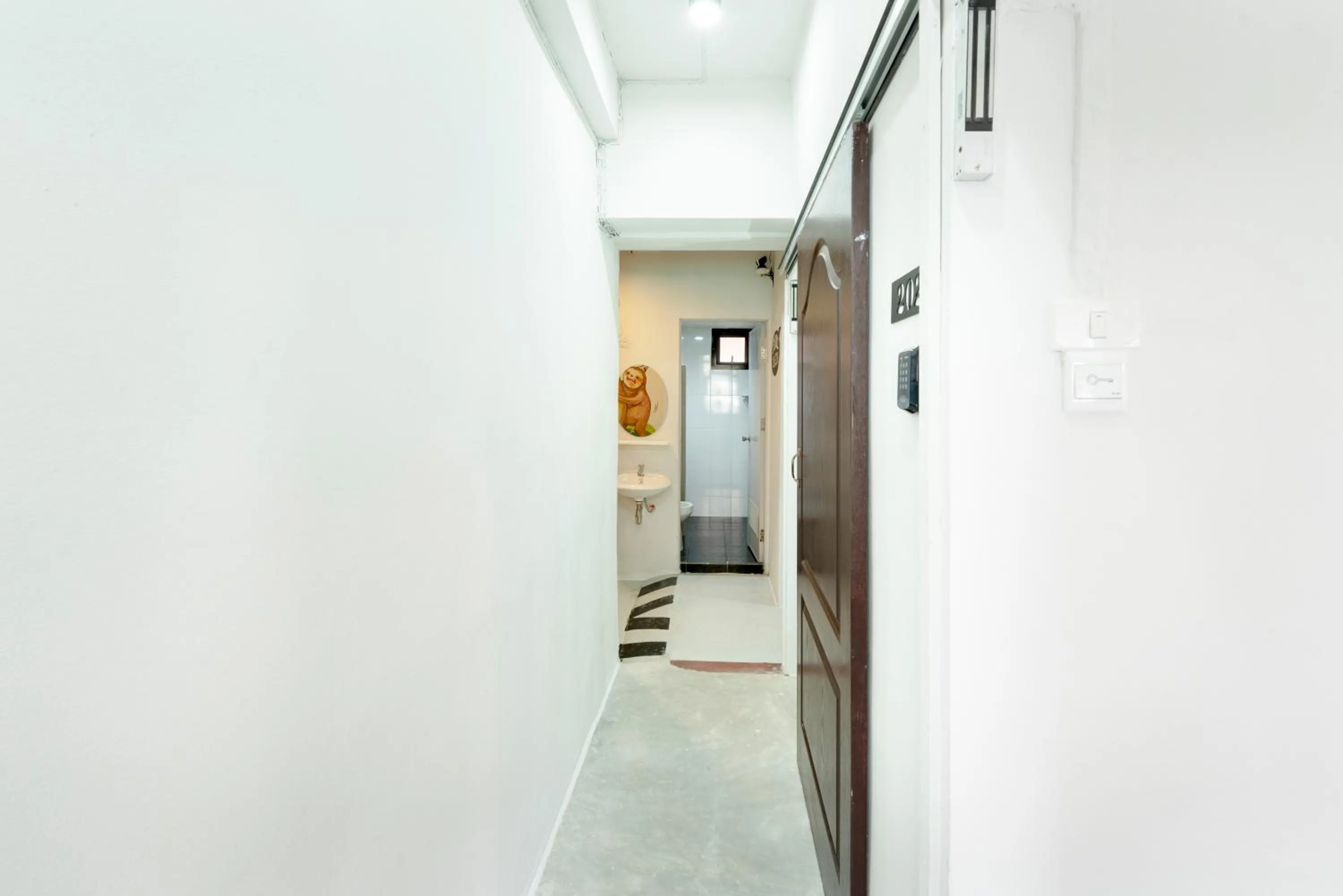 Decorative detail in Sloth Hostel Khaosan