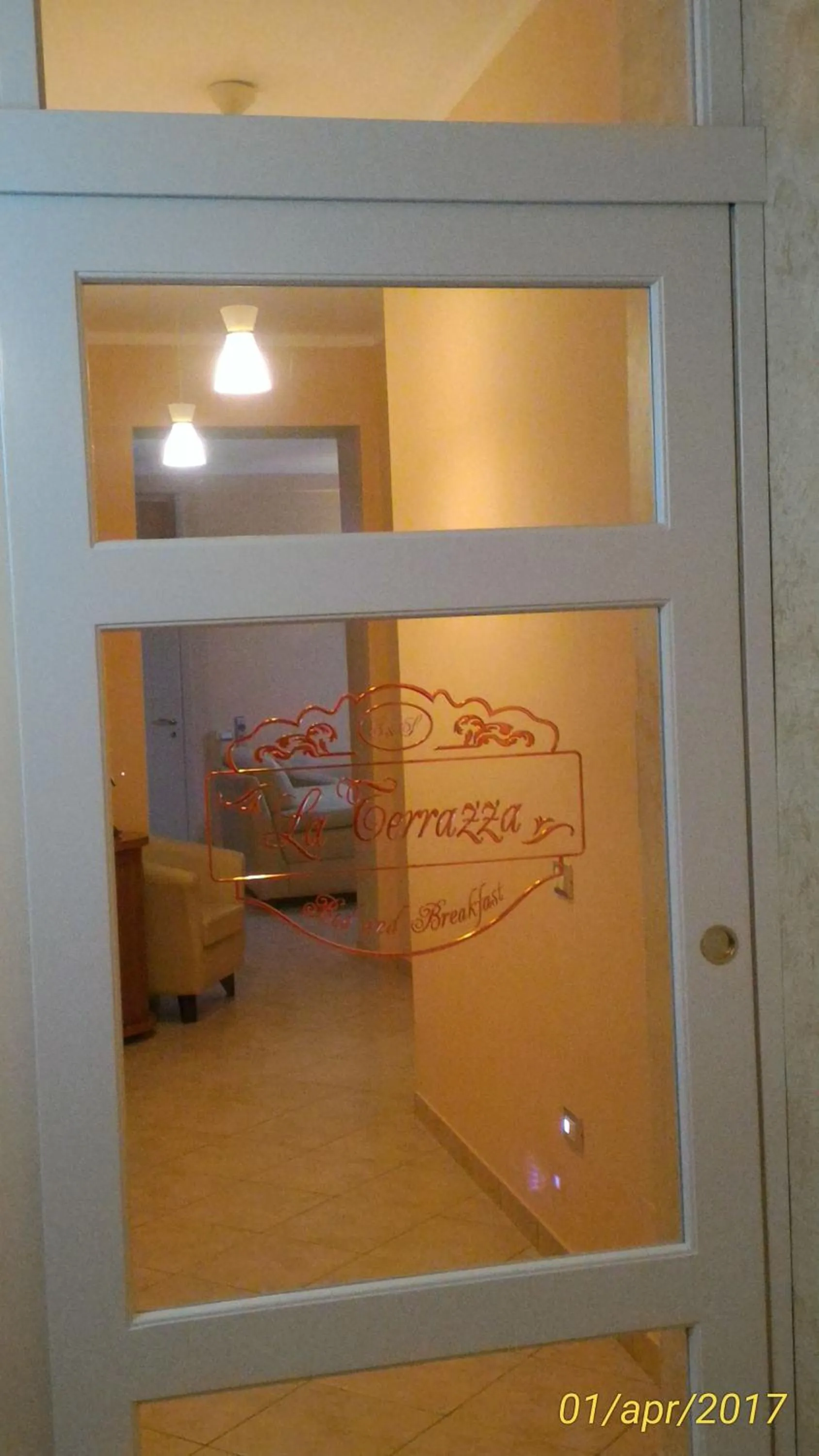 Decorative detail in La Terrazza B&B