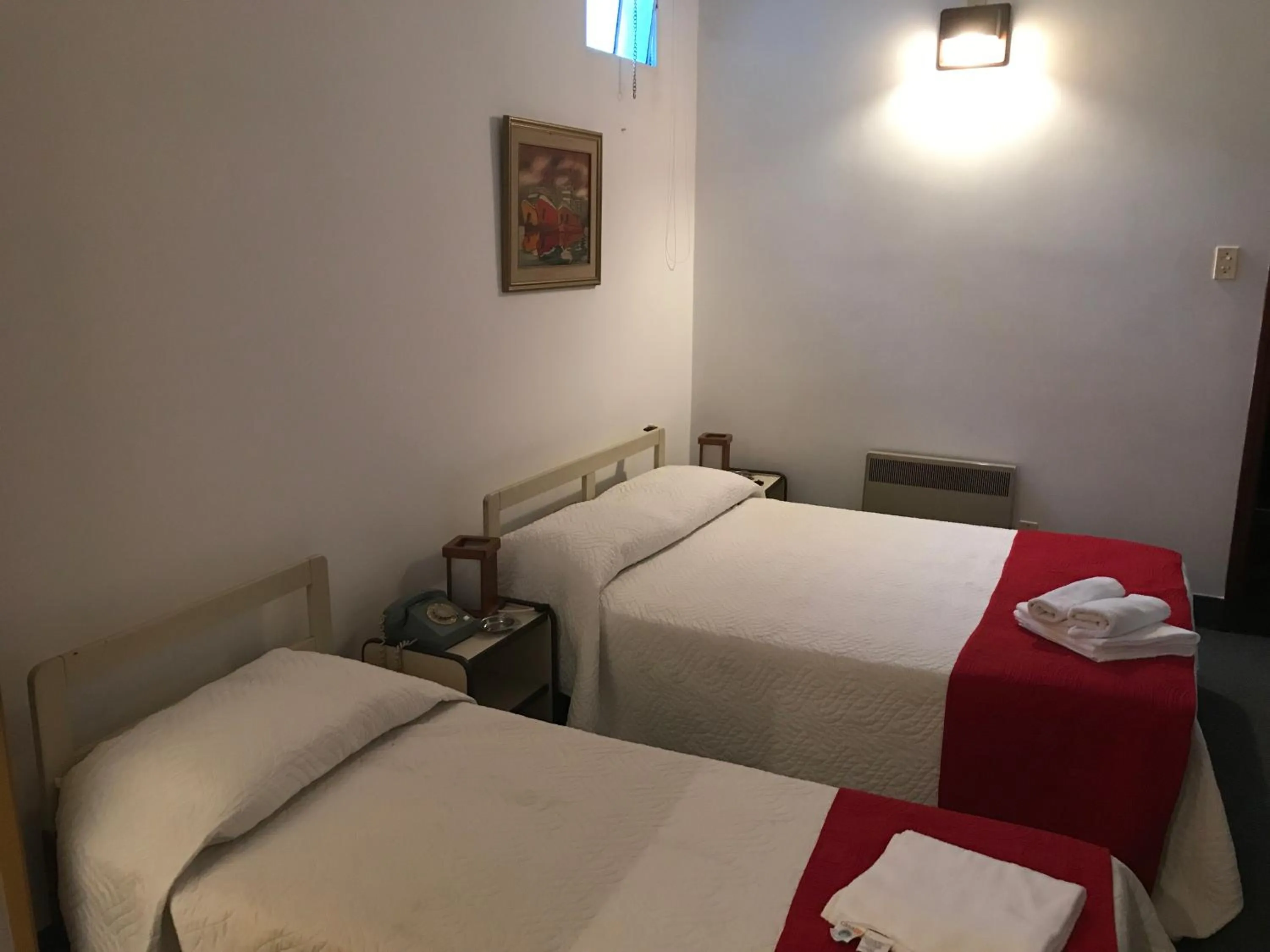 Bed in Hotel Antares