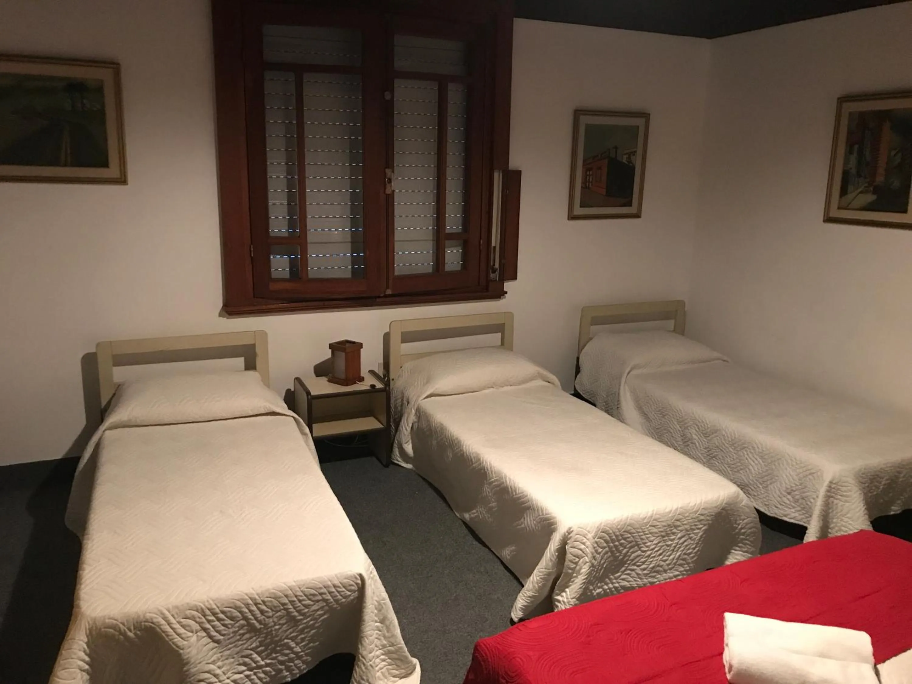 Bed in Hotel Antares