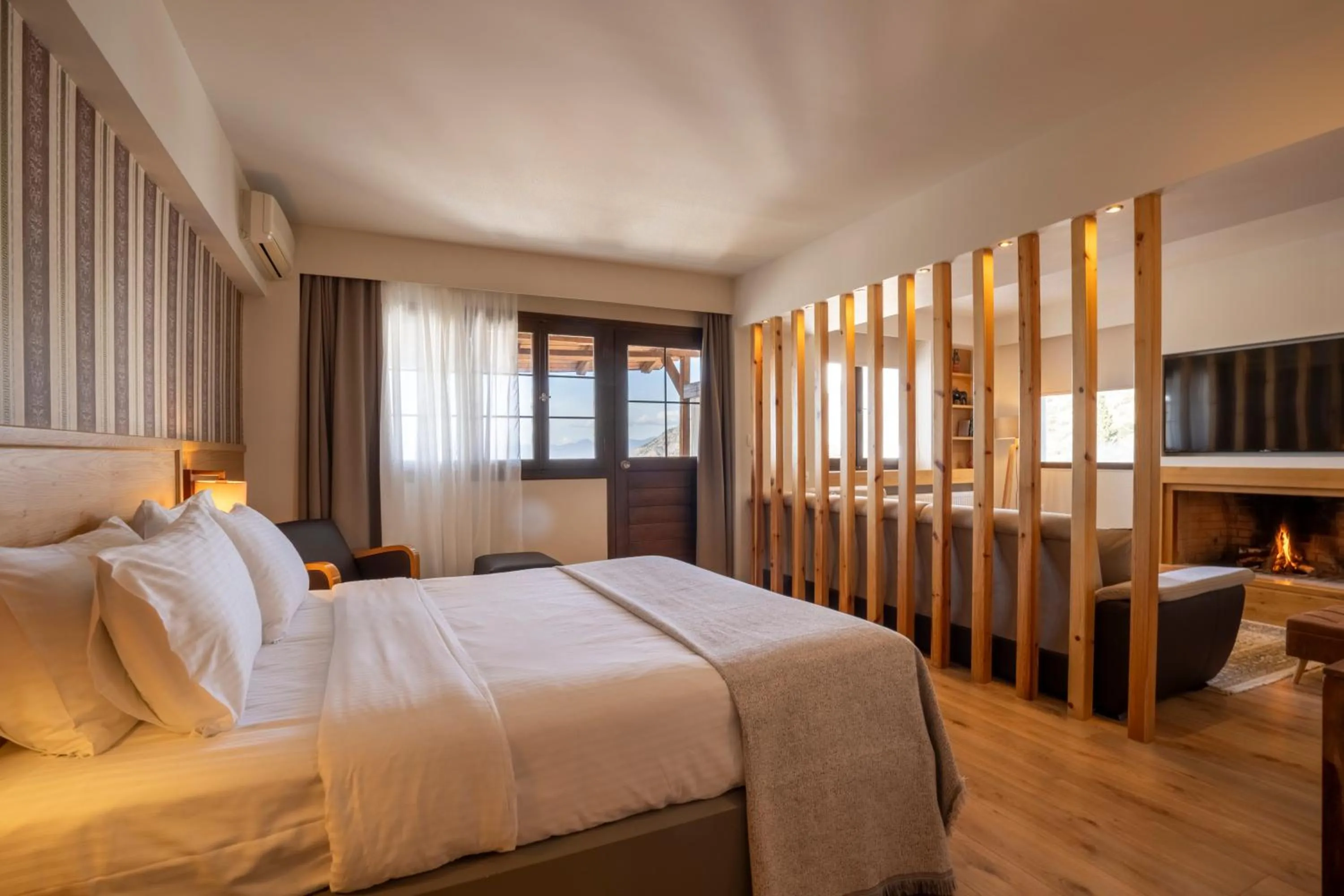 Bed in Anemolia Mountain Resort