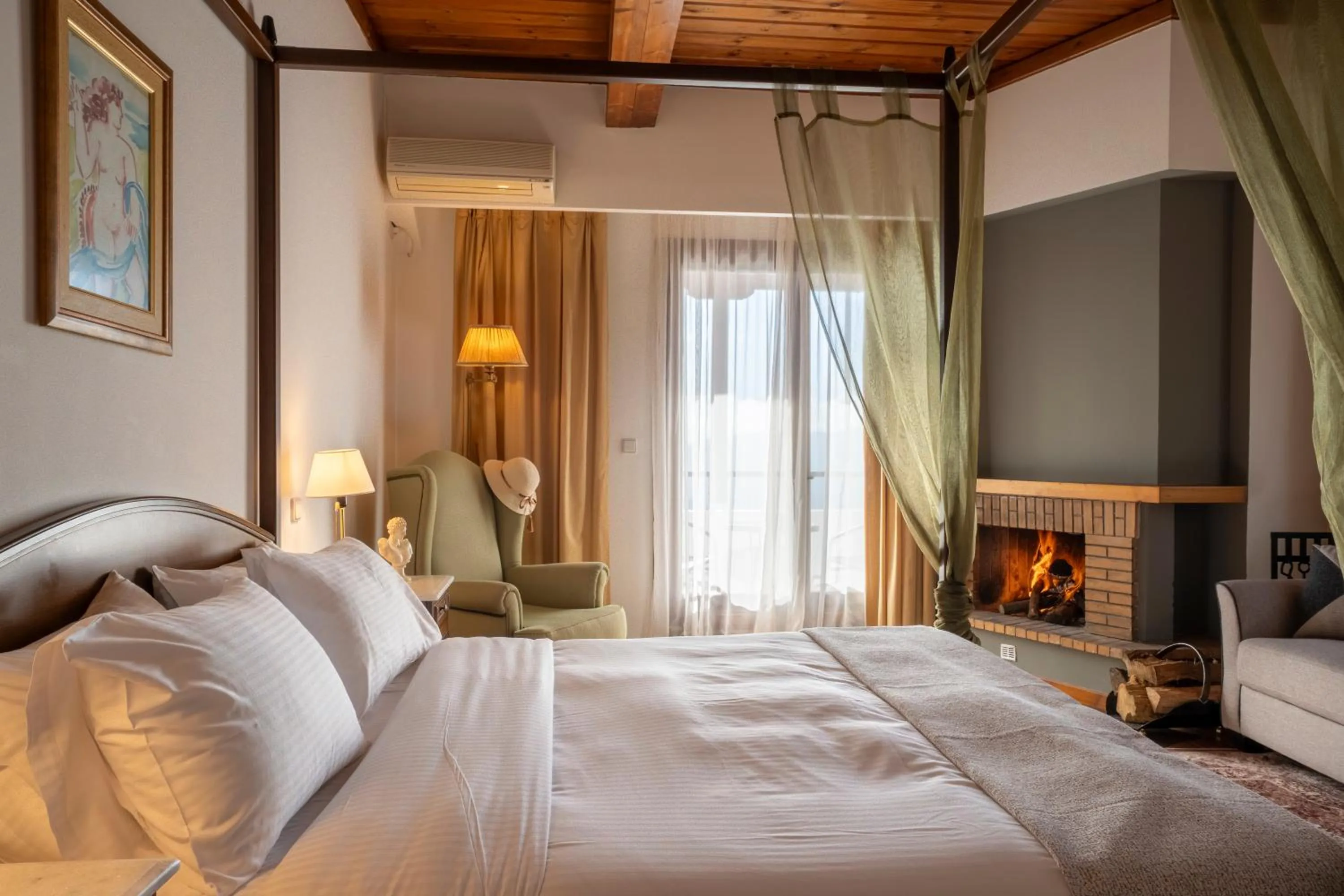 Bed in Anemolia Mountain Resort