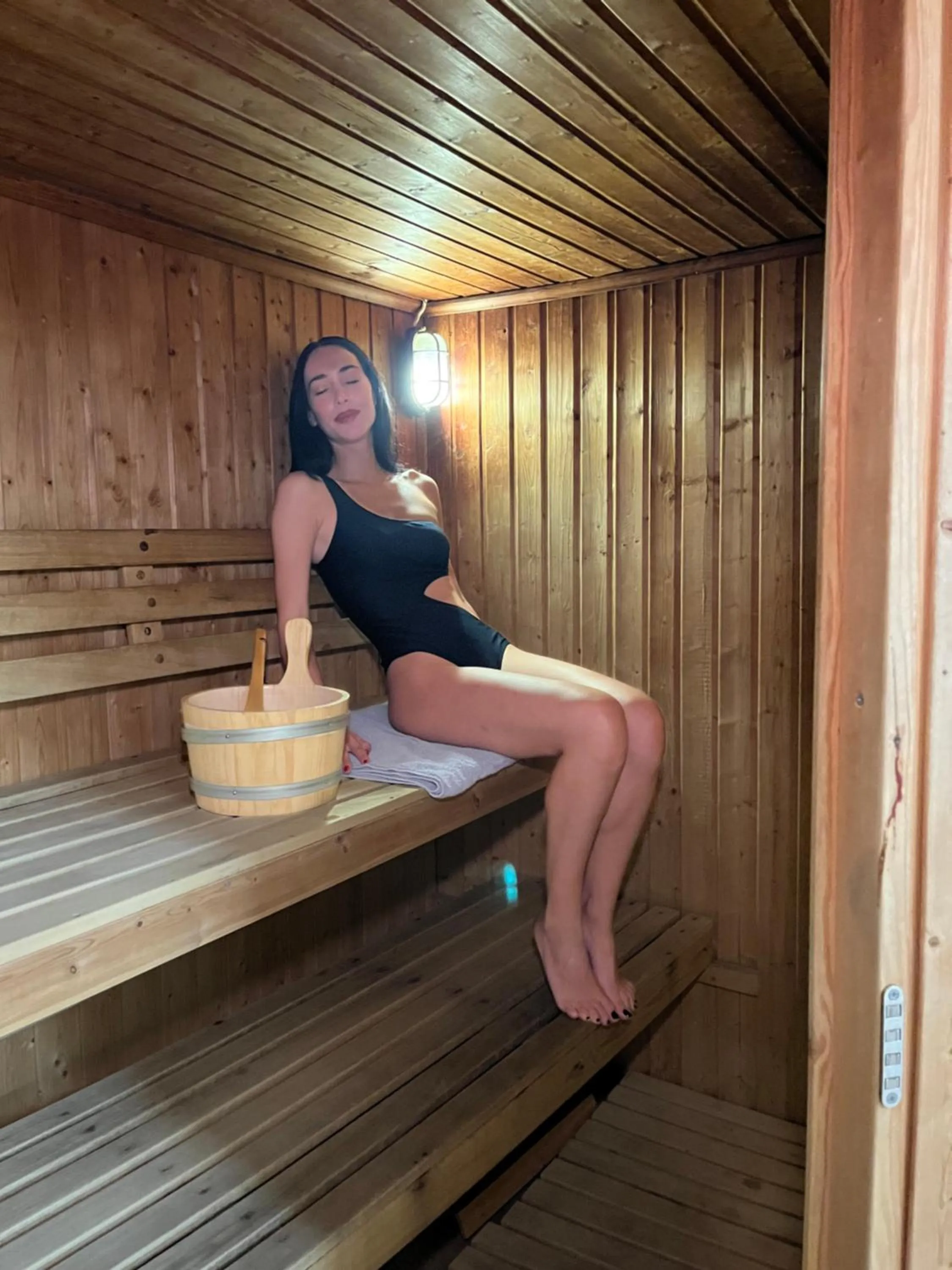Sauna in Anemolia Mountain Resort