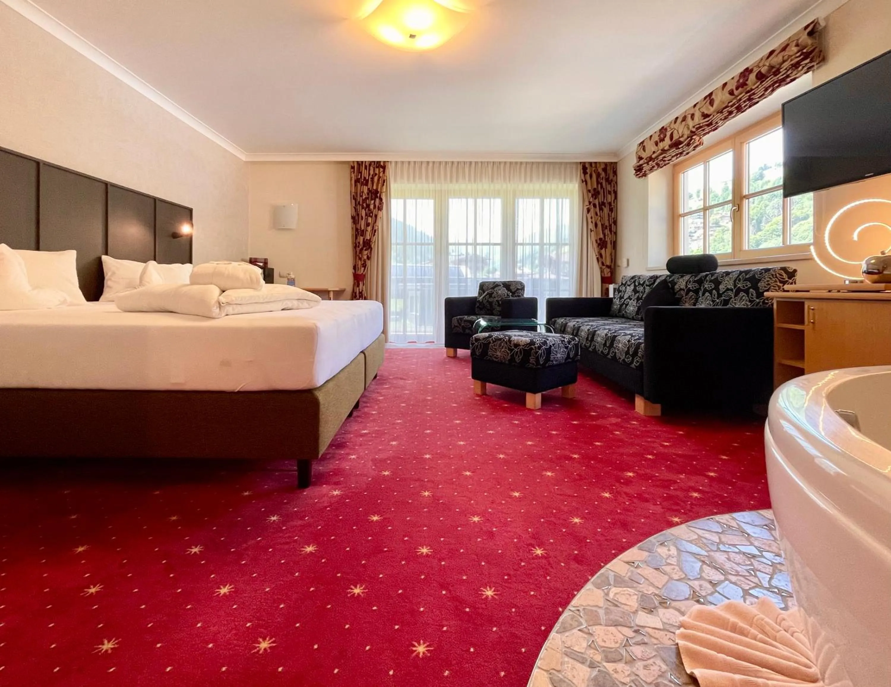 Bed in Wellness- und Familienhotel Egger