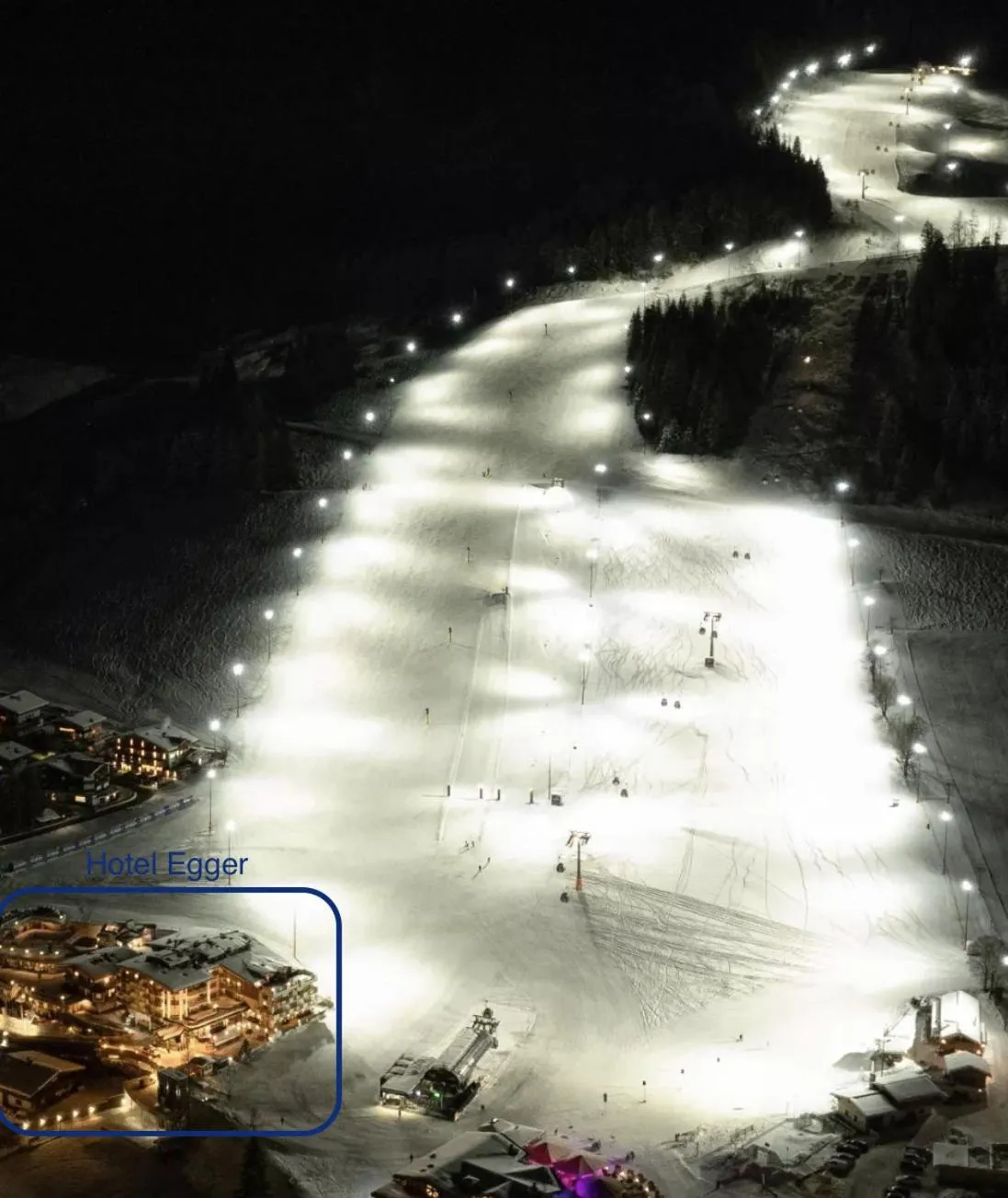 Natural landscape in Wellness- und Familienhotel Egger