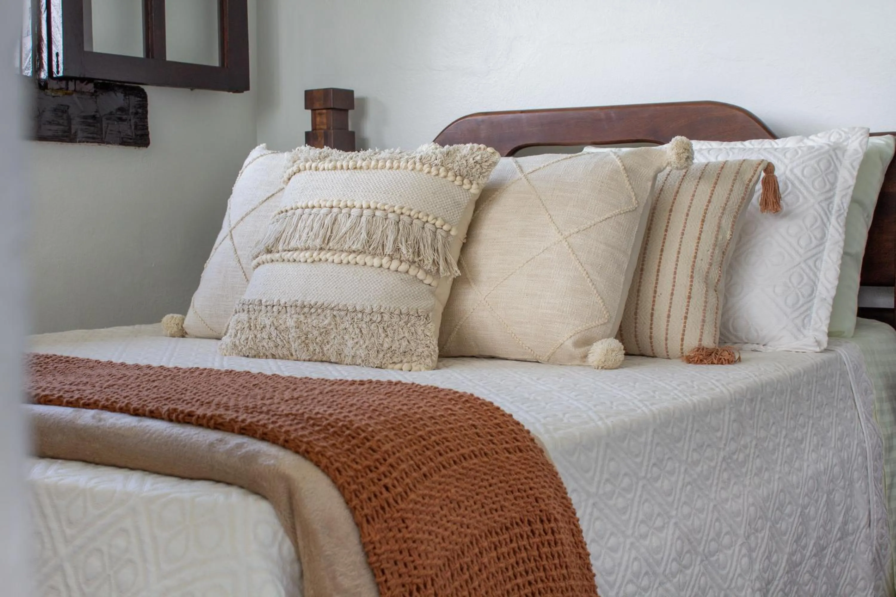 Bed in Pousada Kaya