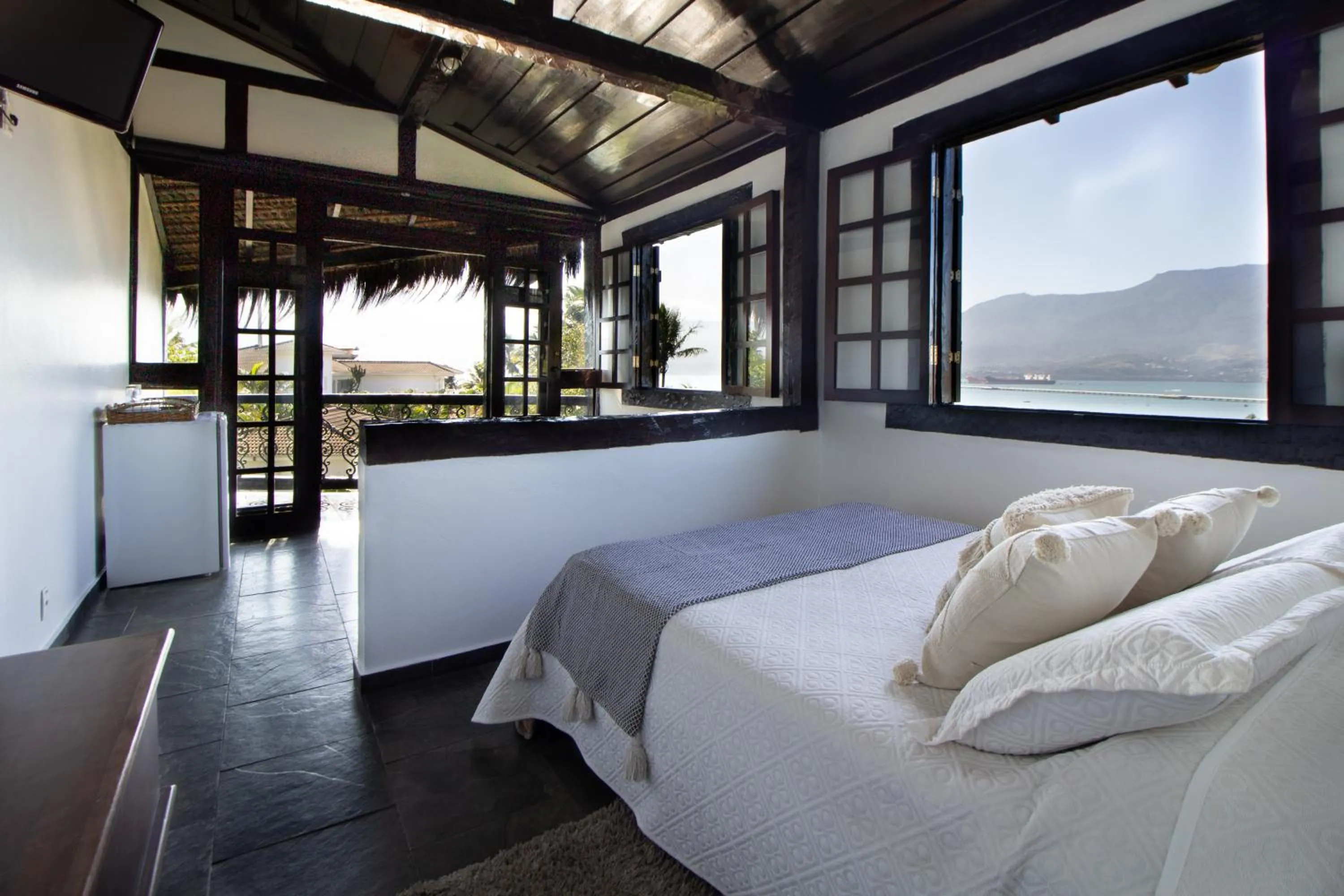Bed in Pousada Kaya