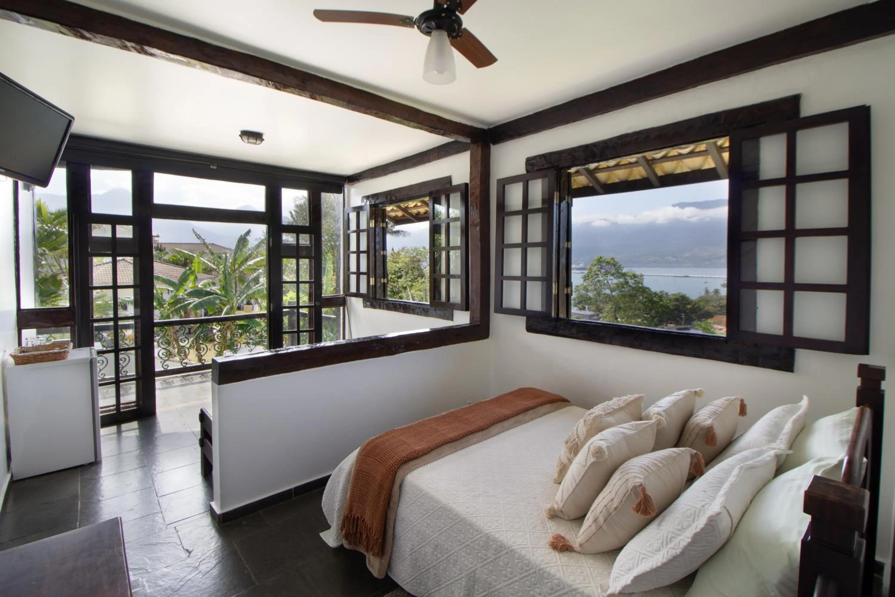 Bed in Pousada Kaya