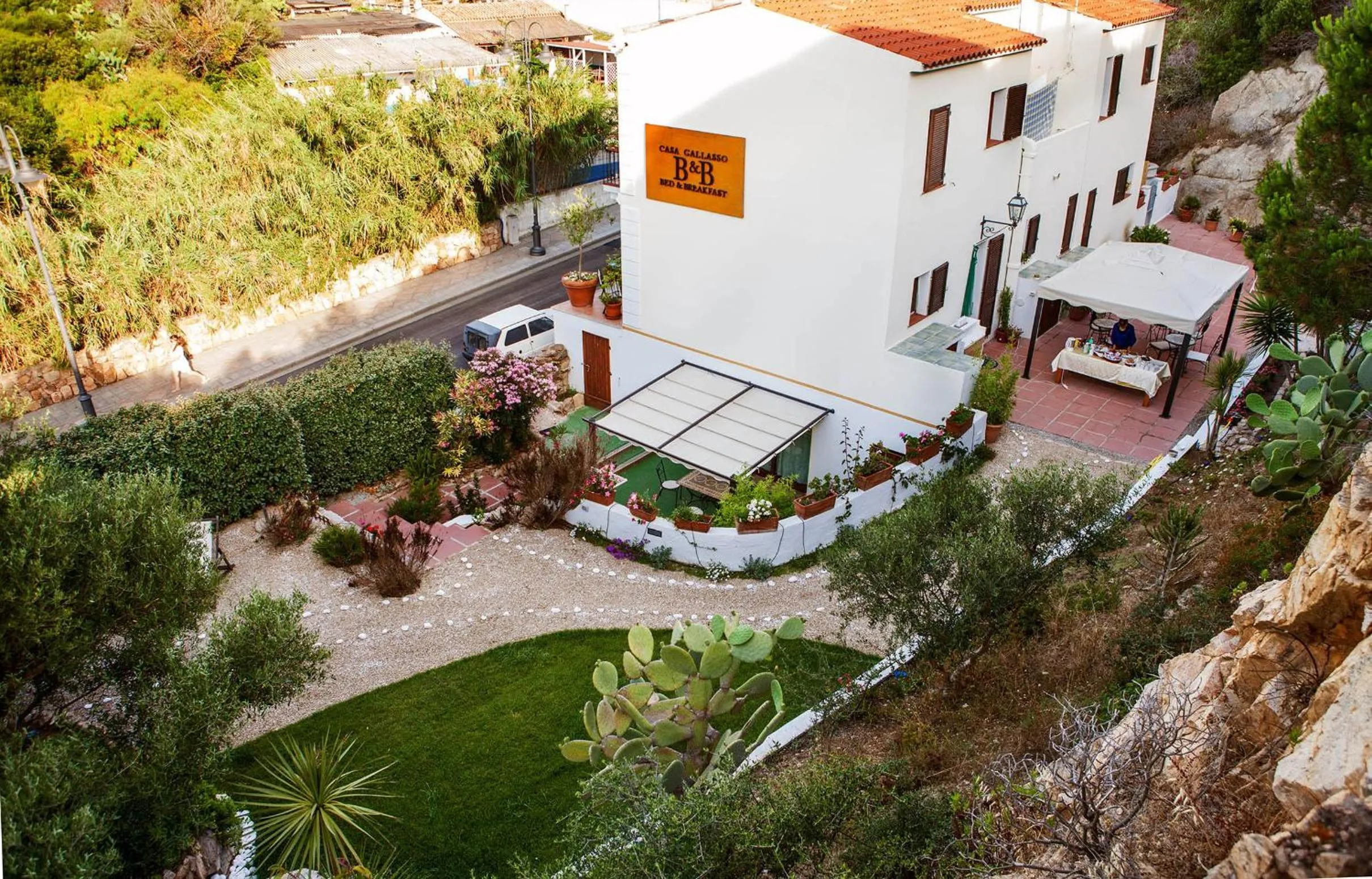 Bird's eye view in Casa Gallasso