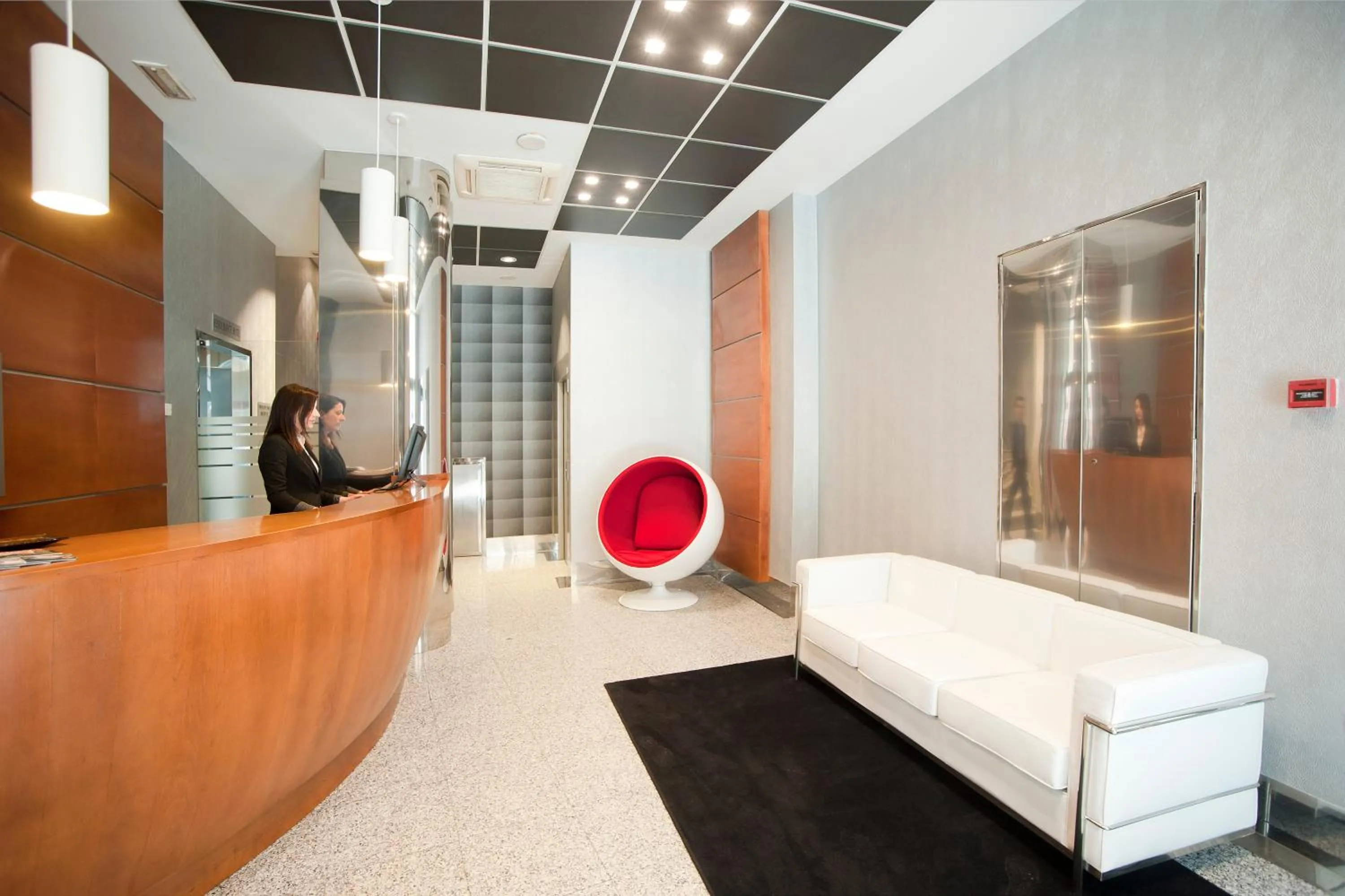 Lobby or reception in Hotel Longoria Plaza by Pandora Hoteles