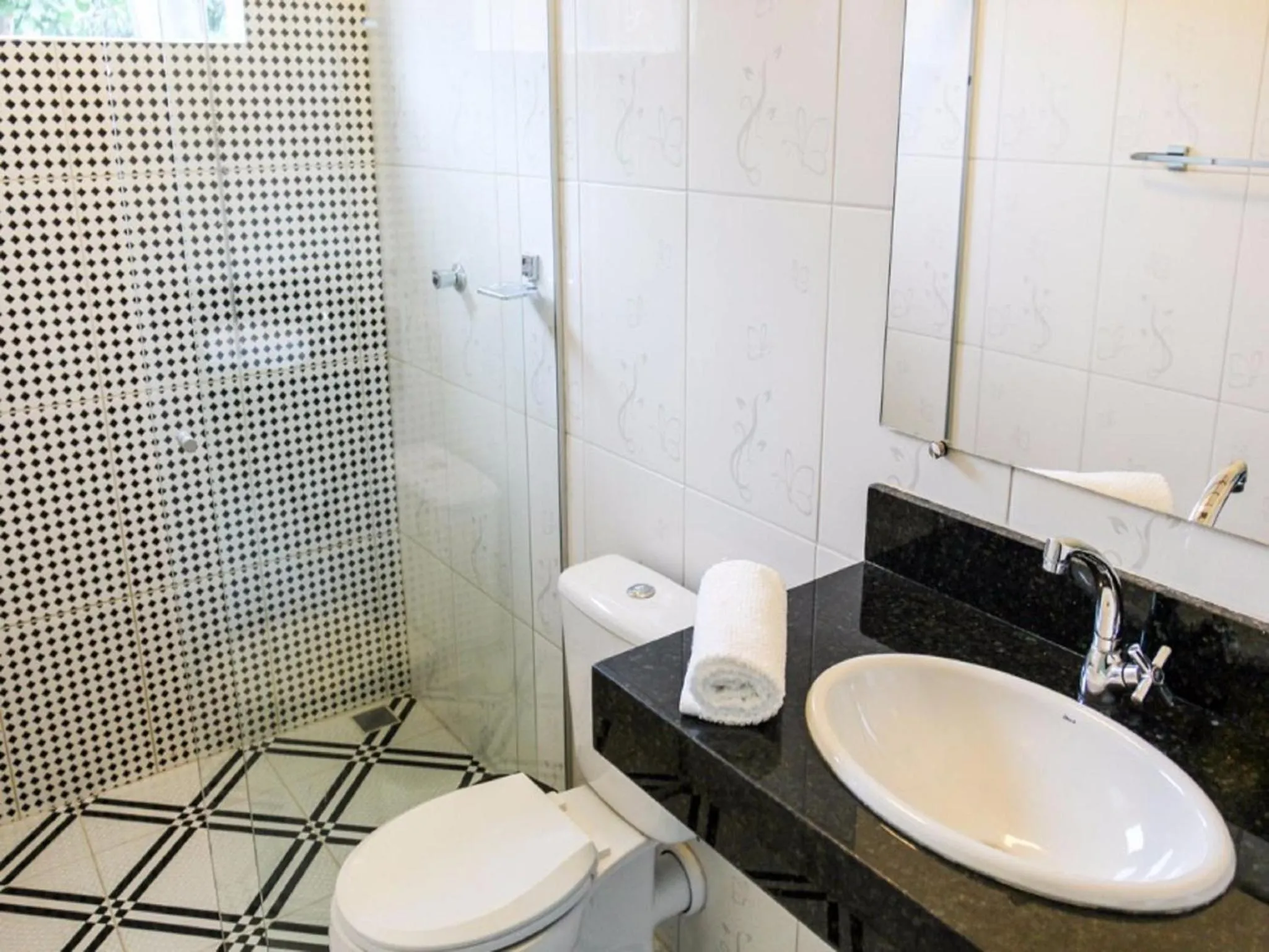 Bathroom in Restaurante & Pousada Almescla