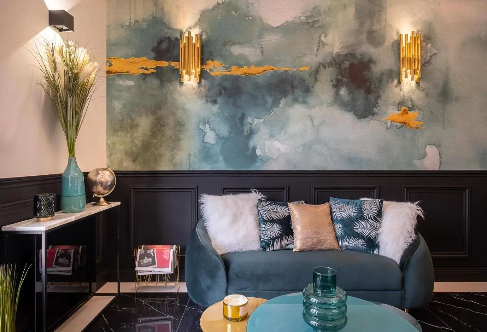 Lobby or reception in Mijo's Appartements Hôtel Lobby or reception in Mijo's Appartements Hôtel