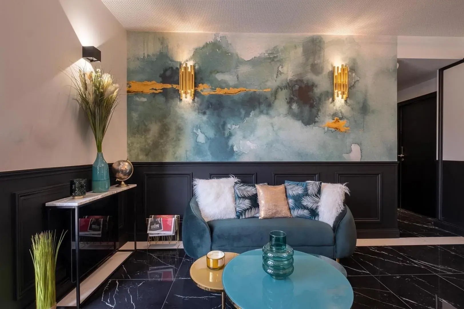 Lobby or reception in Mijo's Appartements Hôtel Lobby or reception in Mijo's Appartements Hôtel