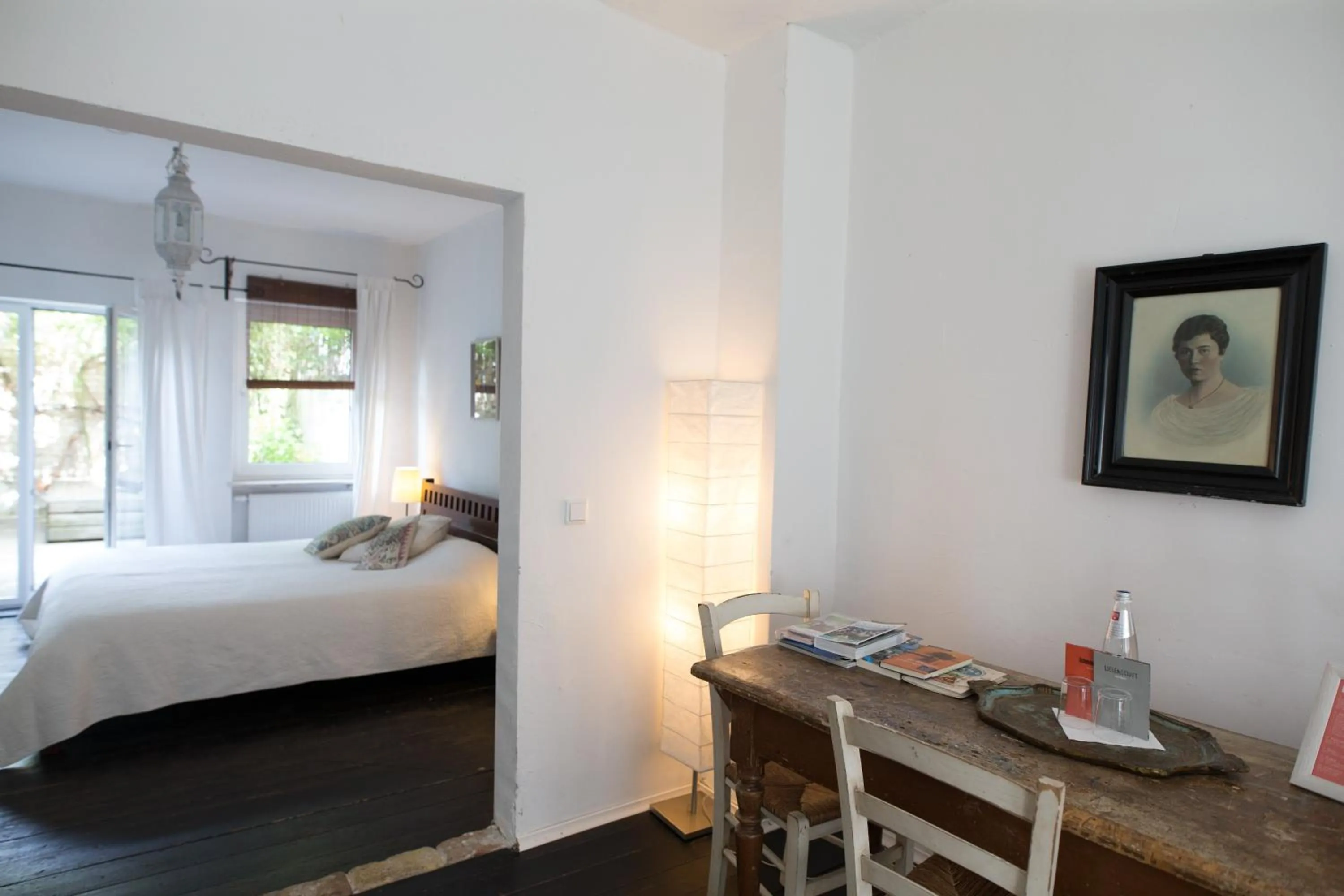 Dining area, Bed in Schuhmacherei Guesthouse