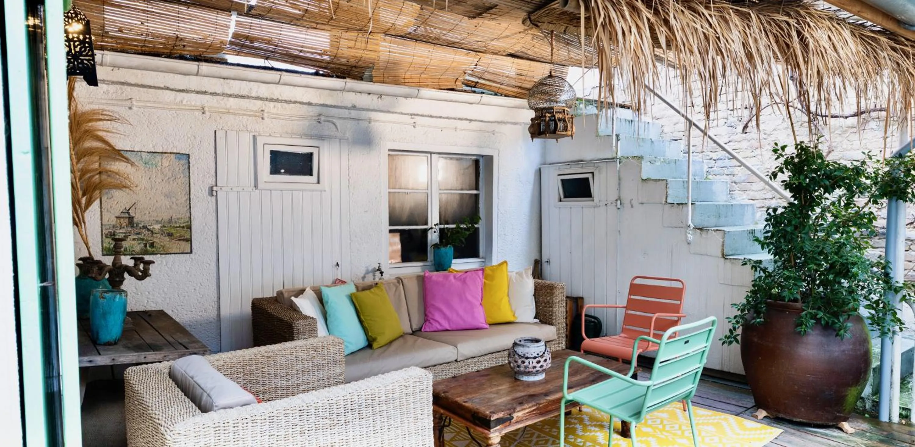 Patio in Schuhmacherei Rooms